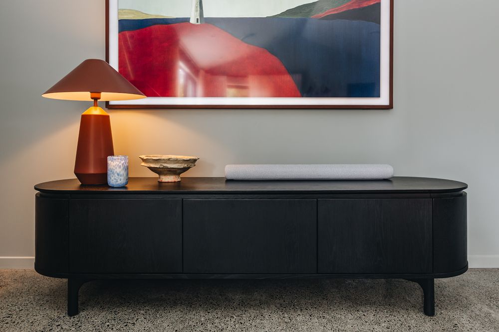 KONTUR OAK ENTERTAINMENT UNIT | BLACK