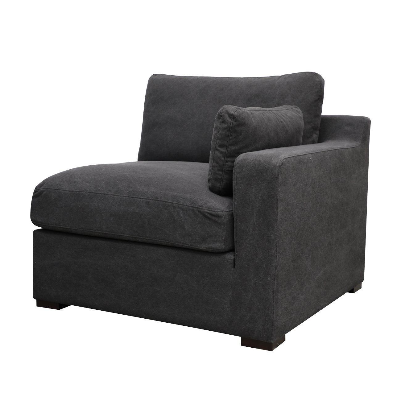 LISBON 5 PIECE MODULAR SOFA | RELAXED BLACK