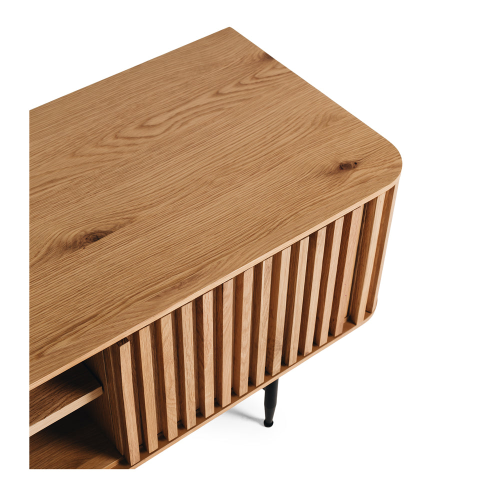 Linea Entertainment Unit | Natural Oak