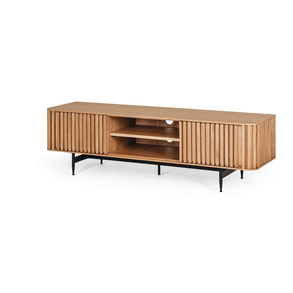 Linea Entertainment Unit | Natural Oak