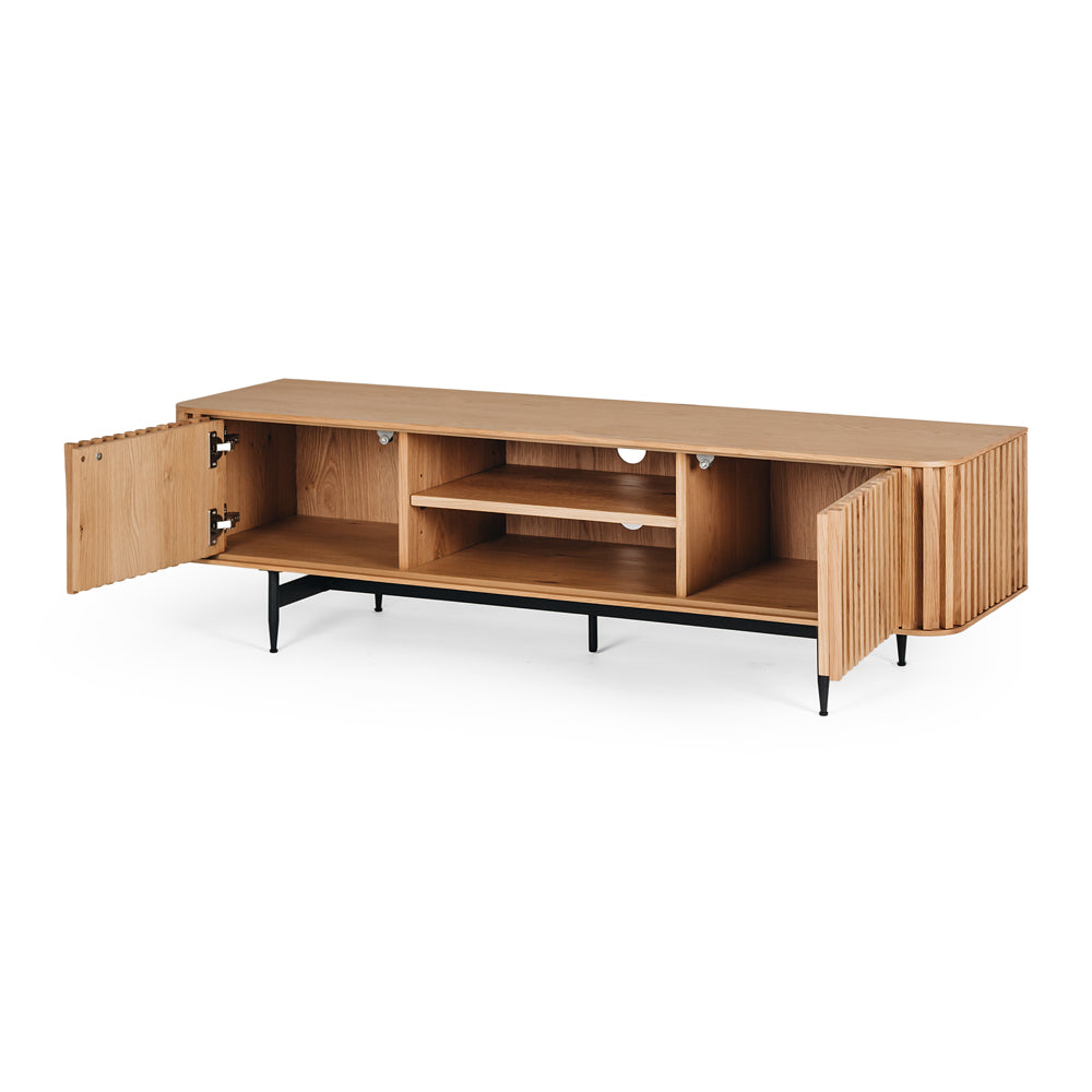 LINEA ENTERTAINMENT UNIT | NATURAL OAK