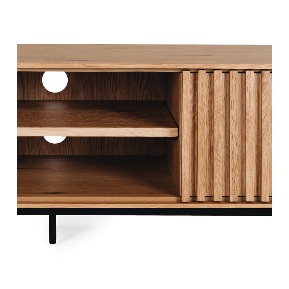 Linea Entertainment Unit | Natural Oak