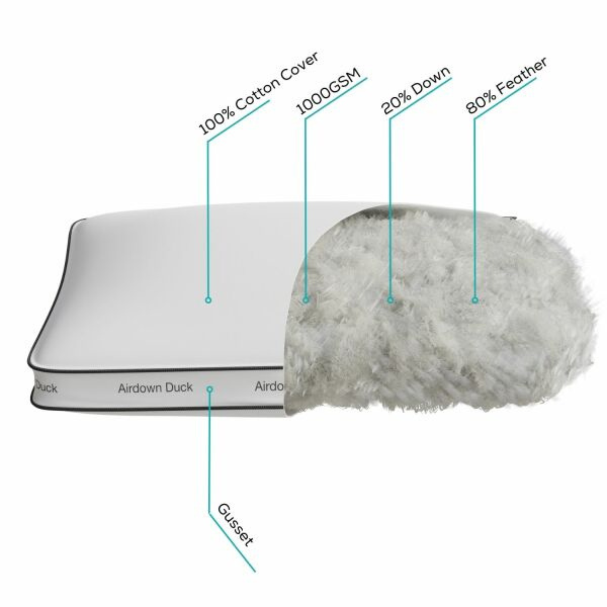 AIRDOWN DUCK PILLOW