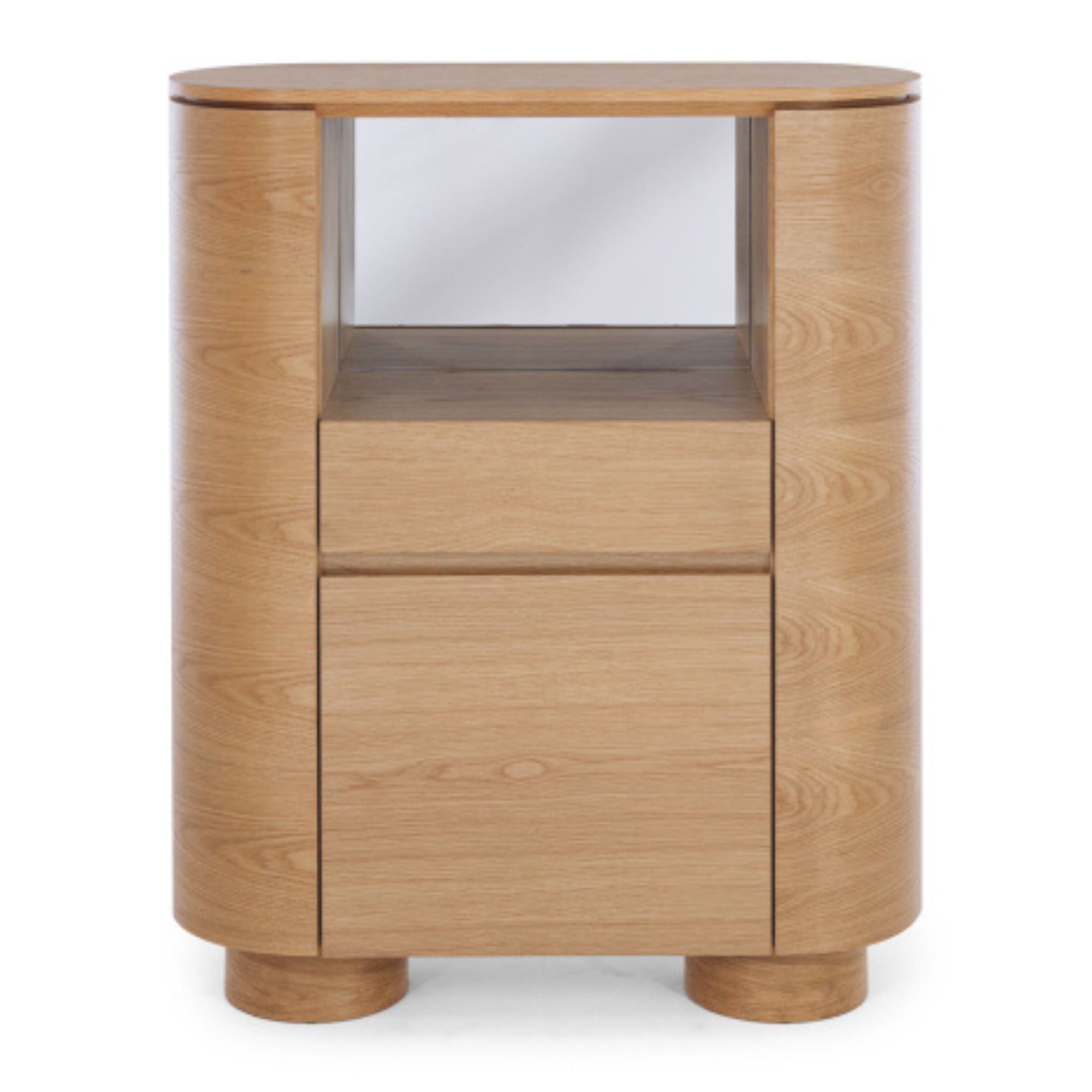 AKITA OAK BAR CABINET | OAK TOP