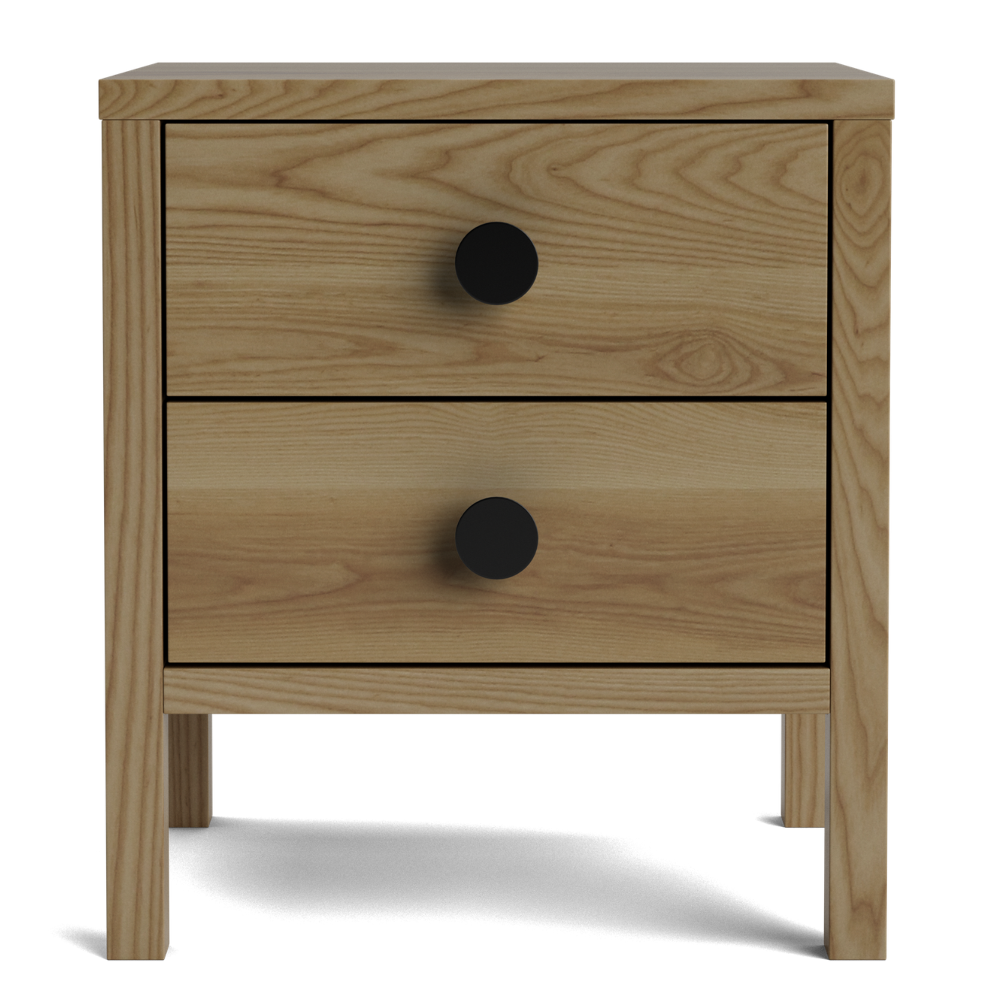 ANDES 2 DRAWER BEDSIDE | NZ PINE OR AMERICAN ASH | NZ MADE