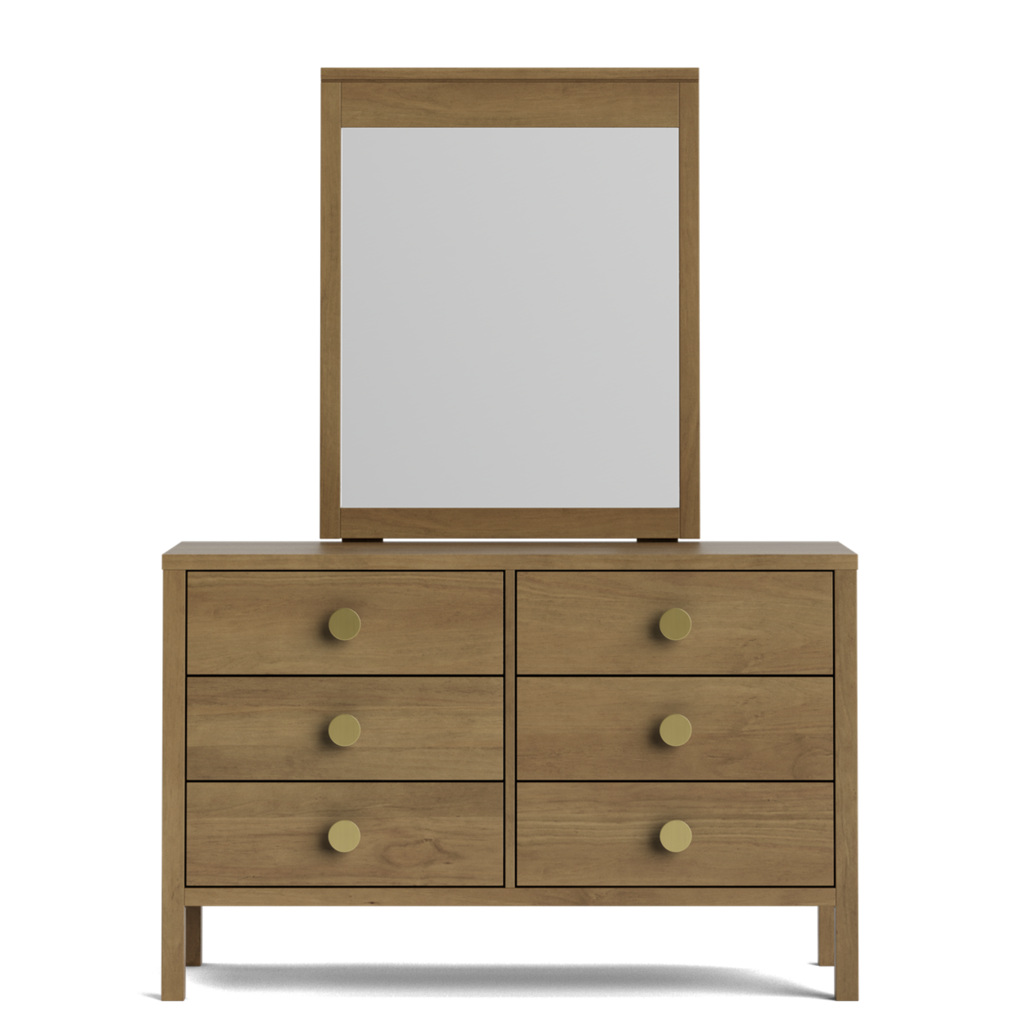 Andes Ash 6 Drawer Dresser | NZ Made