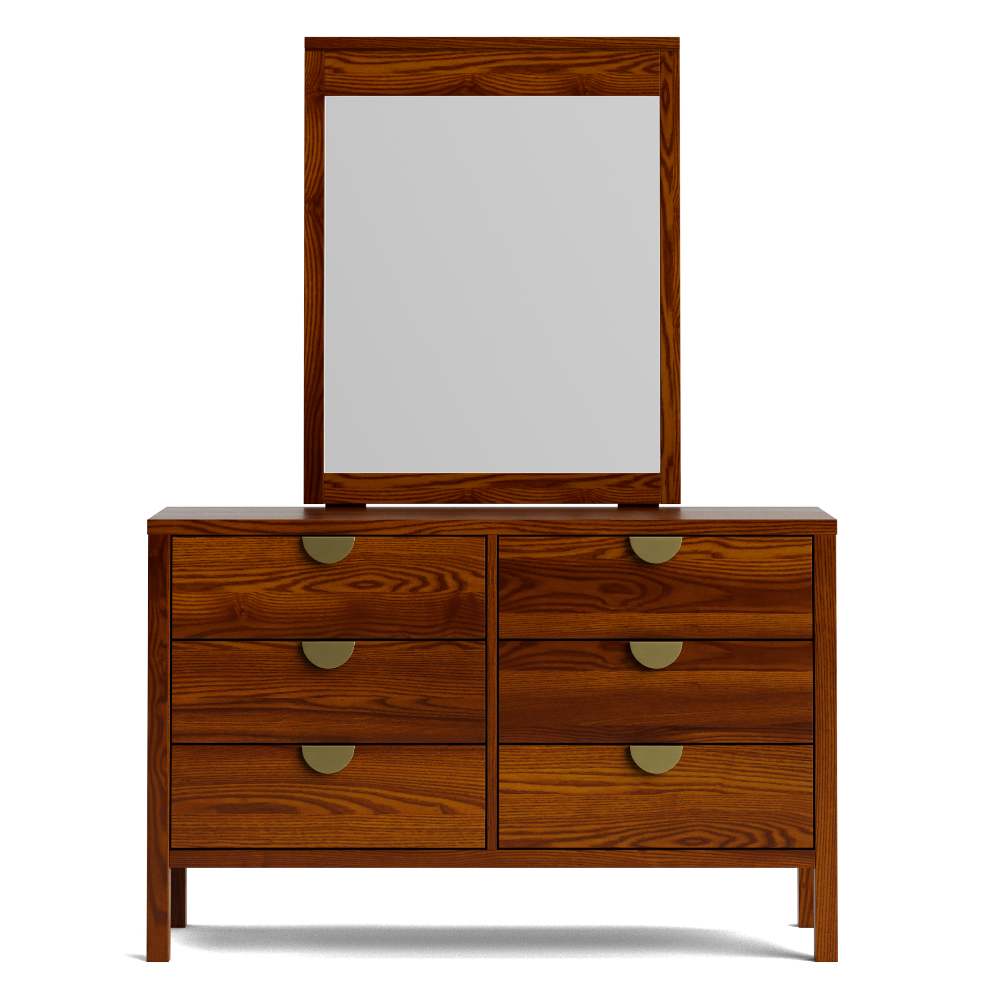 Andes Ash 6 Drawer Dresser | NZ Made