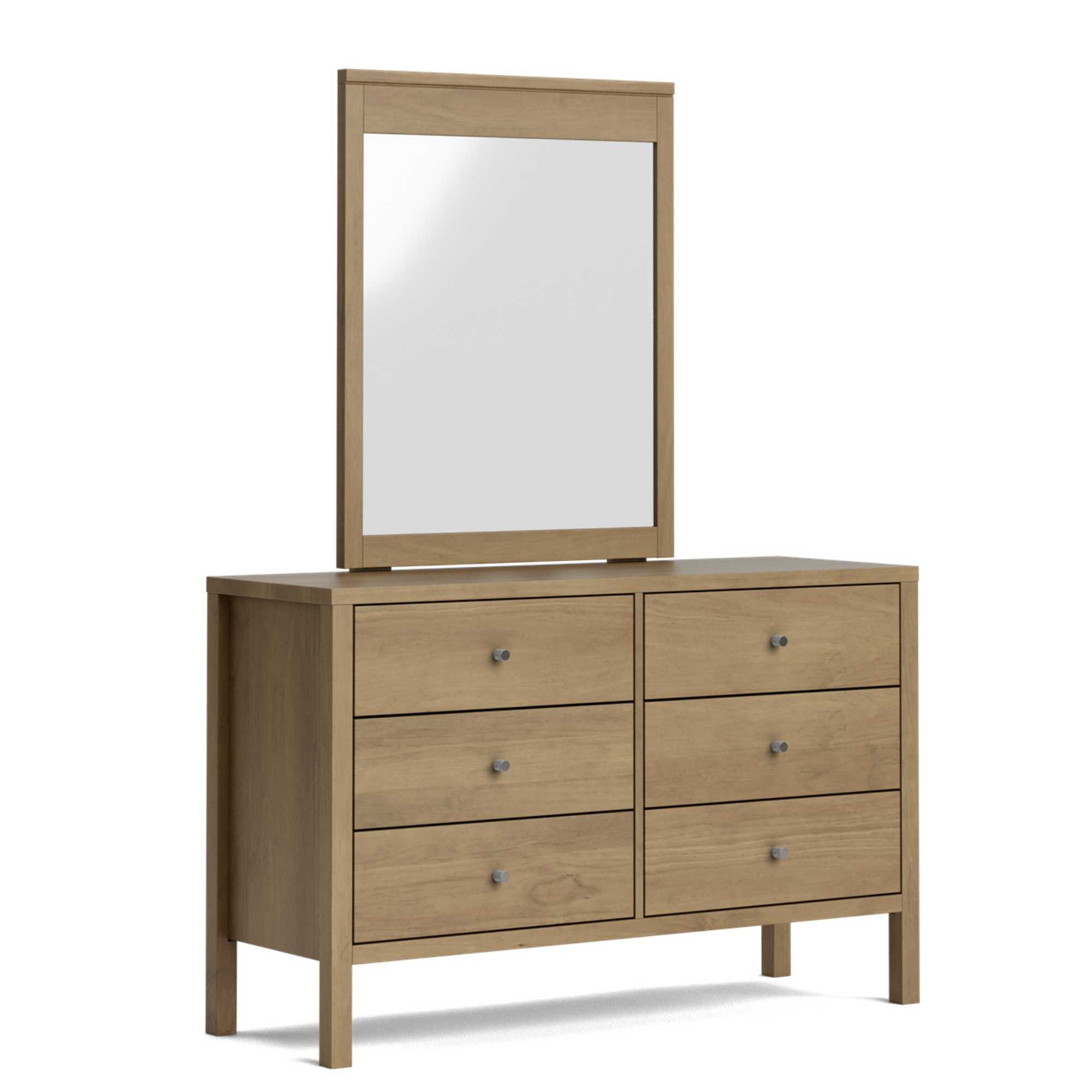 ANDES 6 DRAWER DUCHESS/DRESSER | NZ PINE OR AMERICAN ASH | NZ MADE