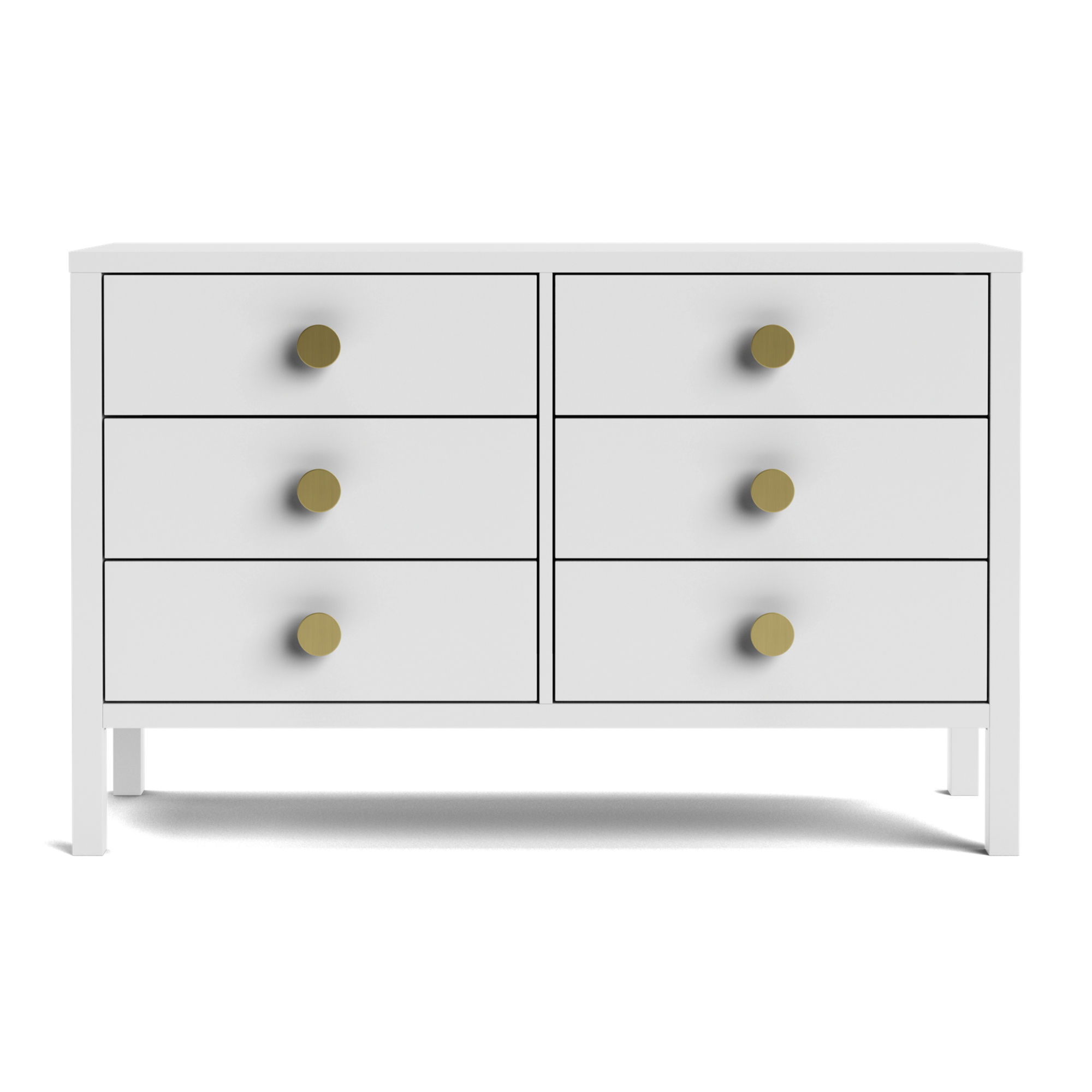 Andes Pine 6 Drawer Lowboy | NZ Made