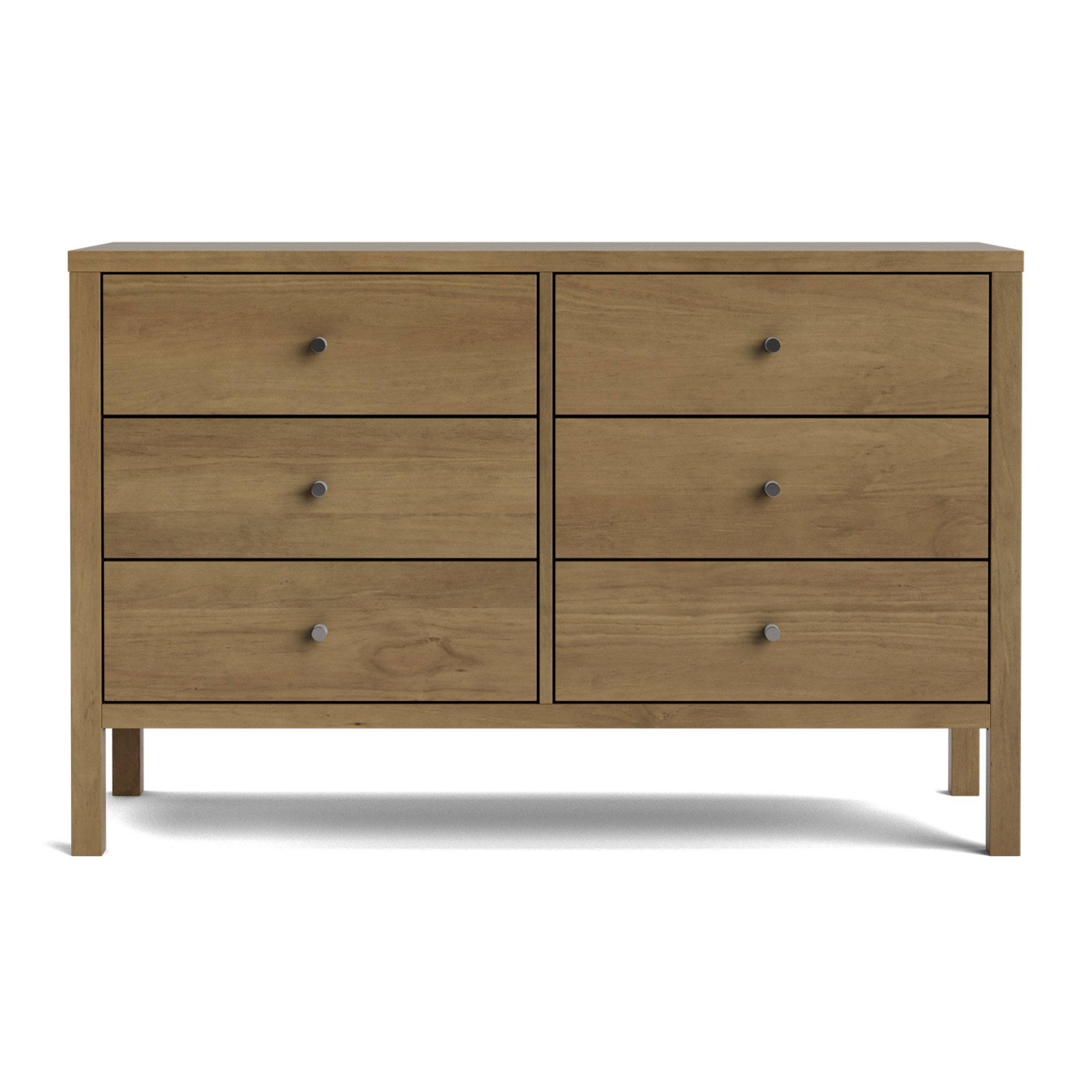 Andes Pine 6 Drawer Lowboy | NZ Made