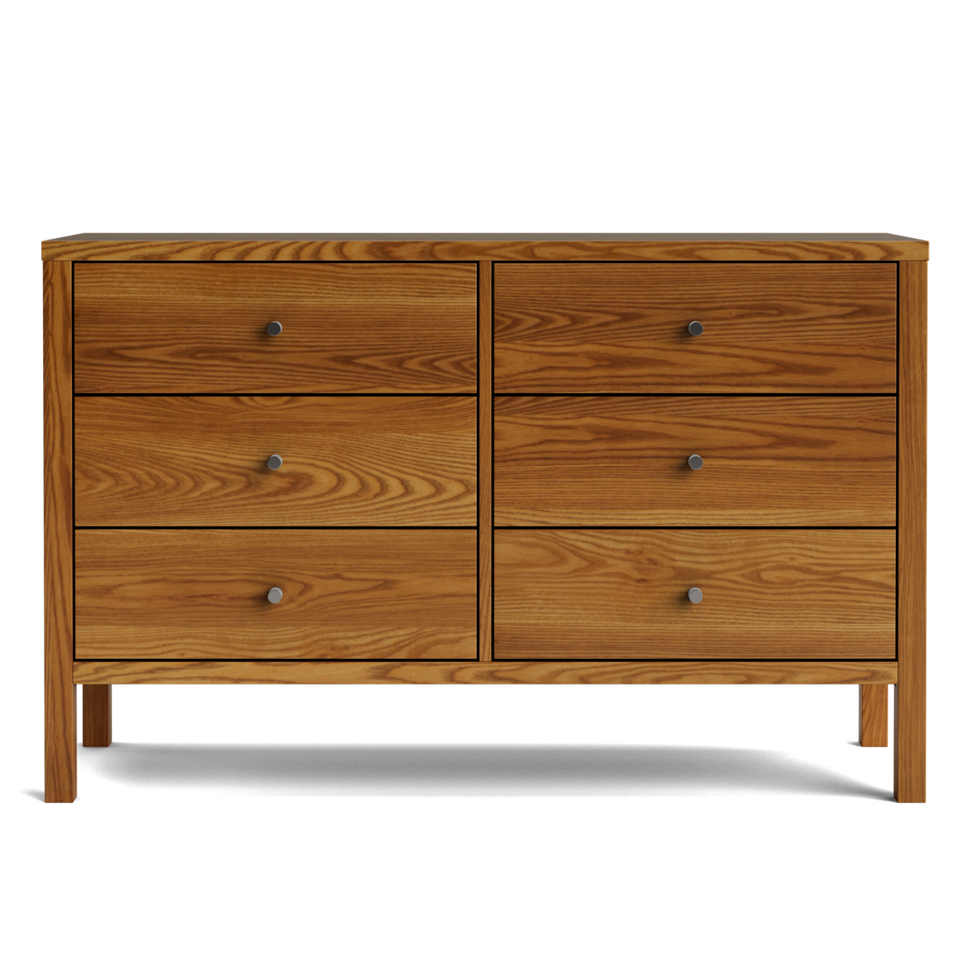 Andes Ash 6 Drawer Lowboy | NZ Made