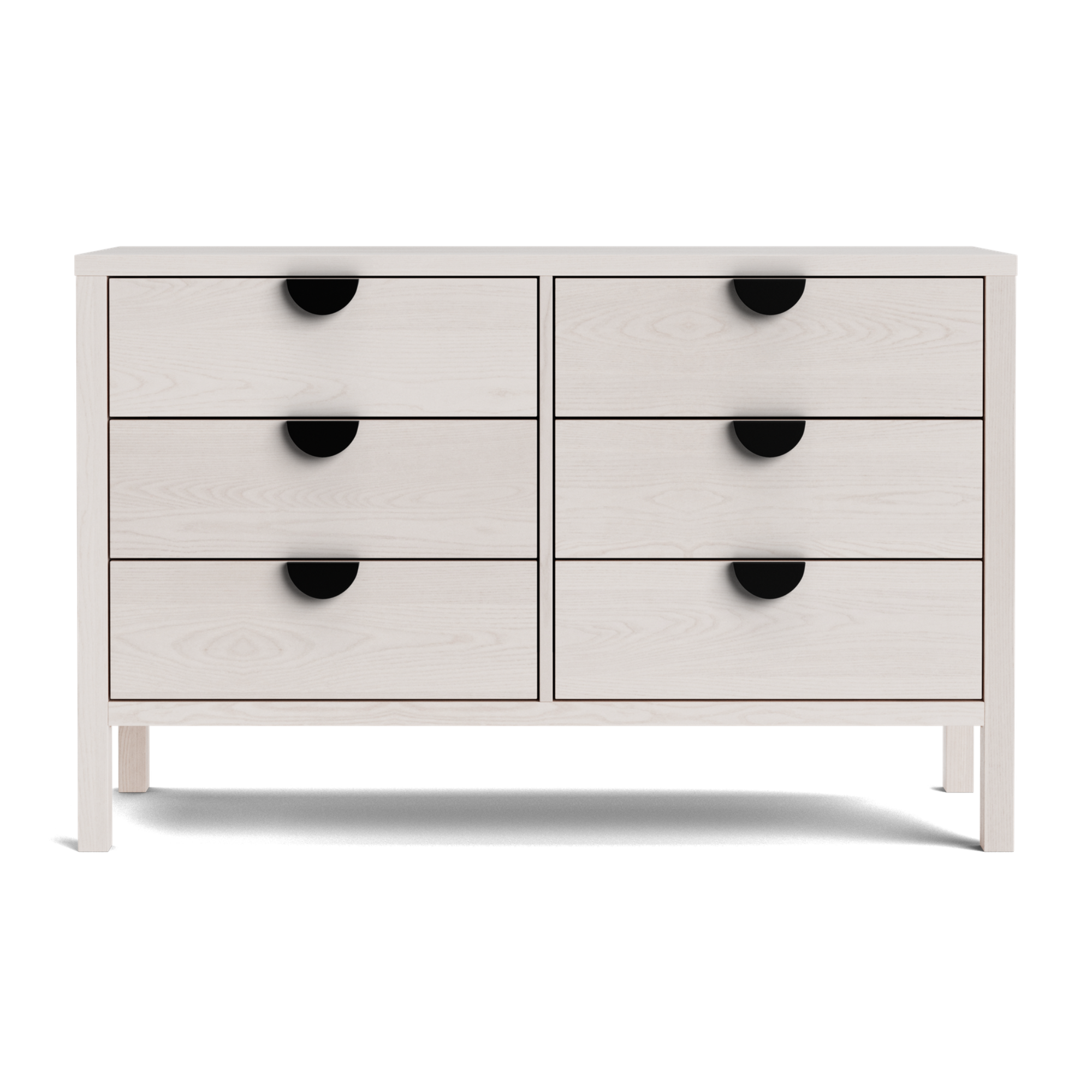 Andes Ash 6 Drawer Lowboy | NZ Made
