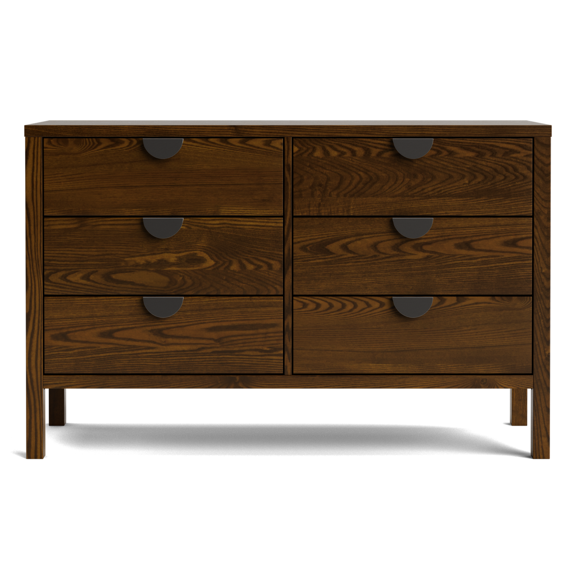 Andes Ash 6 Drawer Lowboy | NZ Made