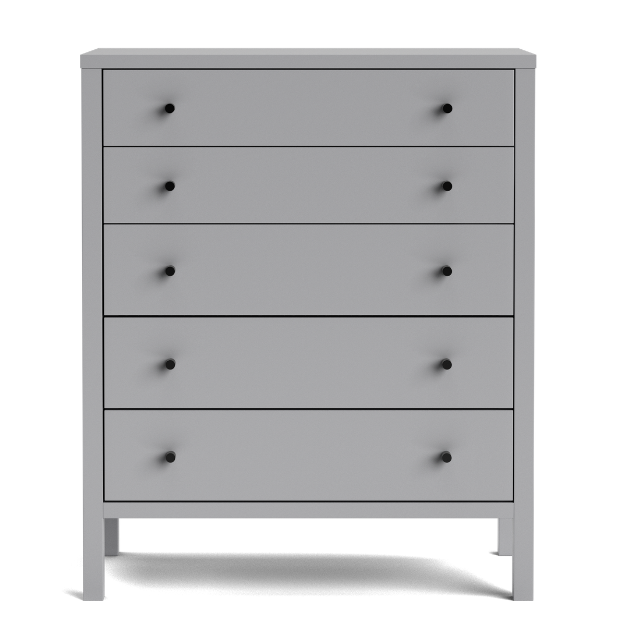 Andes Pine 5 Drawer Tallboy | NZ Made