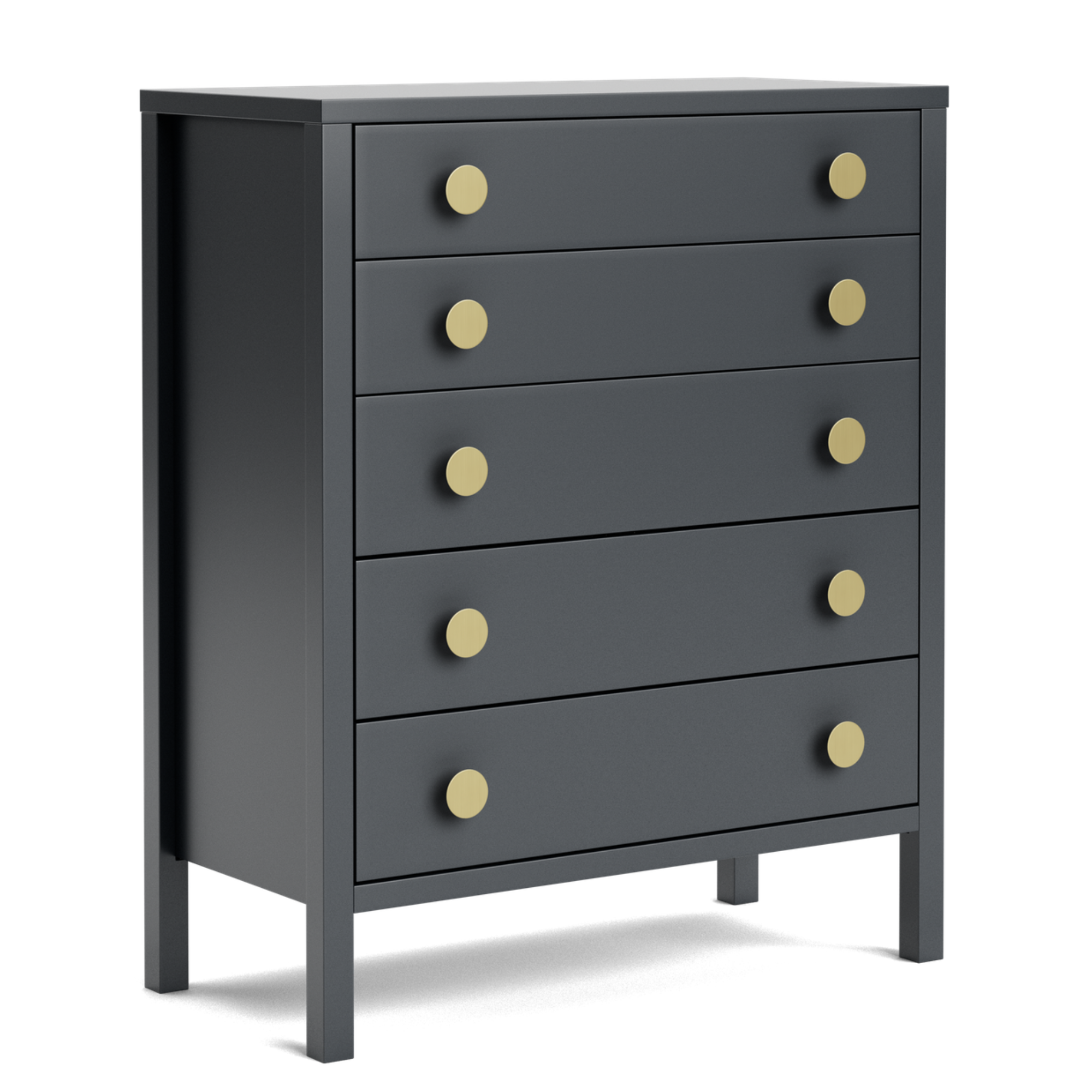 Andes Ash 5 Drawer Tallboy | NZ Made