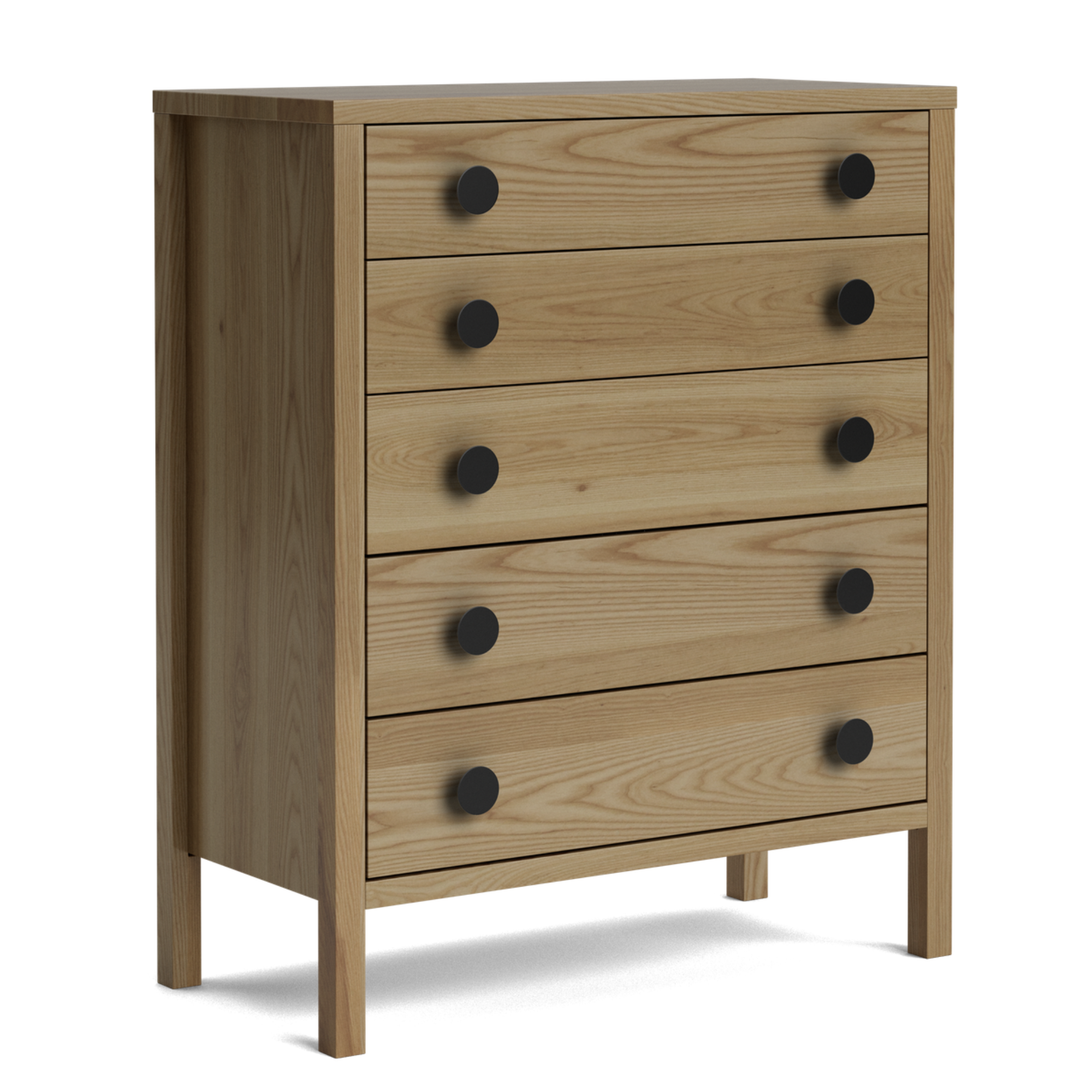 ANDES 5 DRAWER TALLBOY | NZ PINE OR AMERICAN ASH | NZ MADE