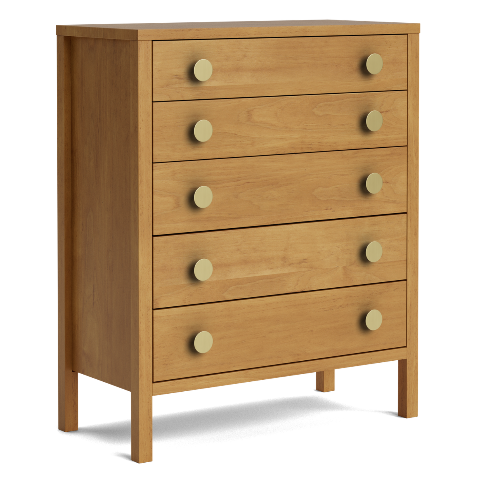 ANDES 5 DRAWER TALLBOY | NZ PINE OR AMERICAN ASH | NZ MADE