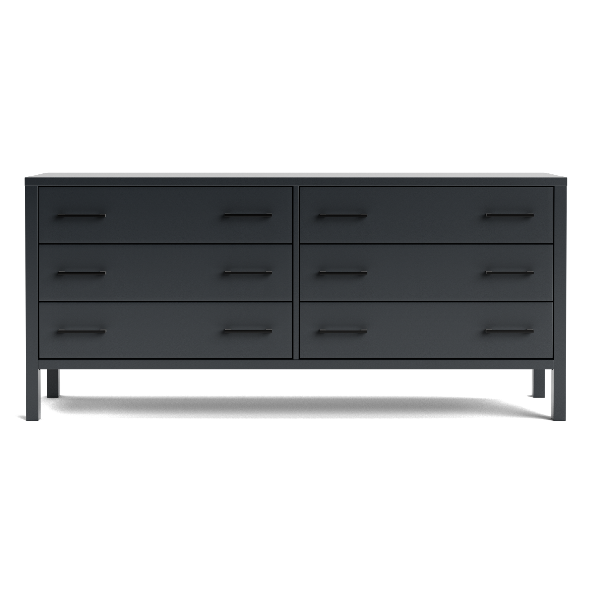 Andes Pine 6 Drawer Wide Lowboy | NZ Made
