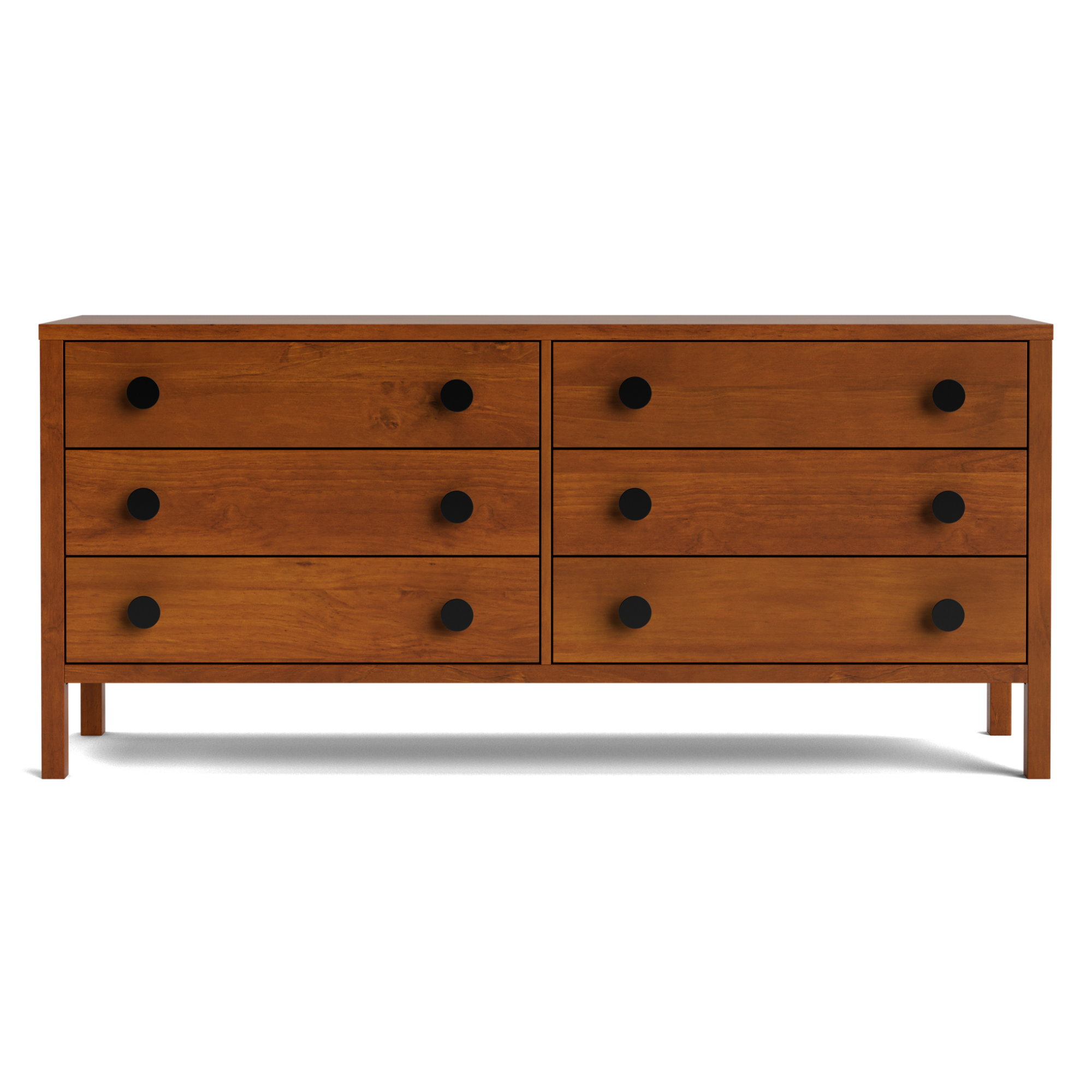 Andes Ash 6 Drawer Wide Lowboy | NZ Made