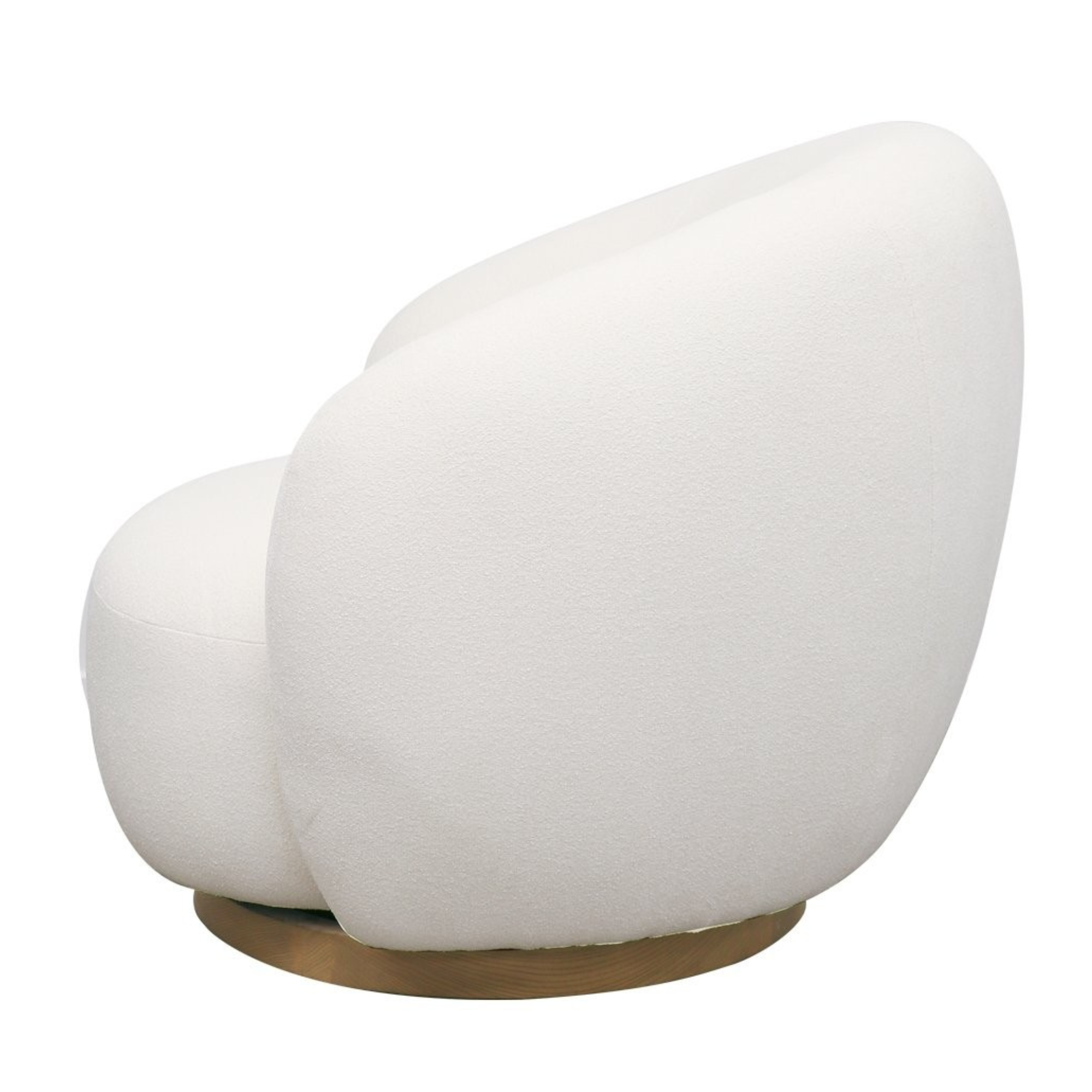 ARAN SWIVEL CHAIR | CREAM