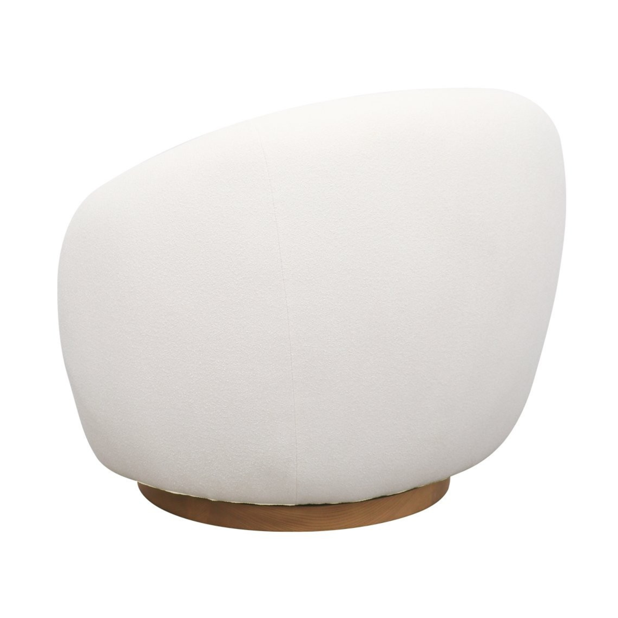 ARAN SWIVEL CHAIR | CREAM