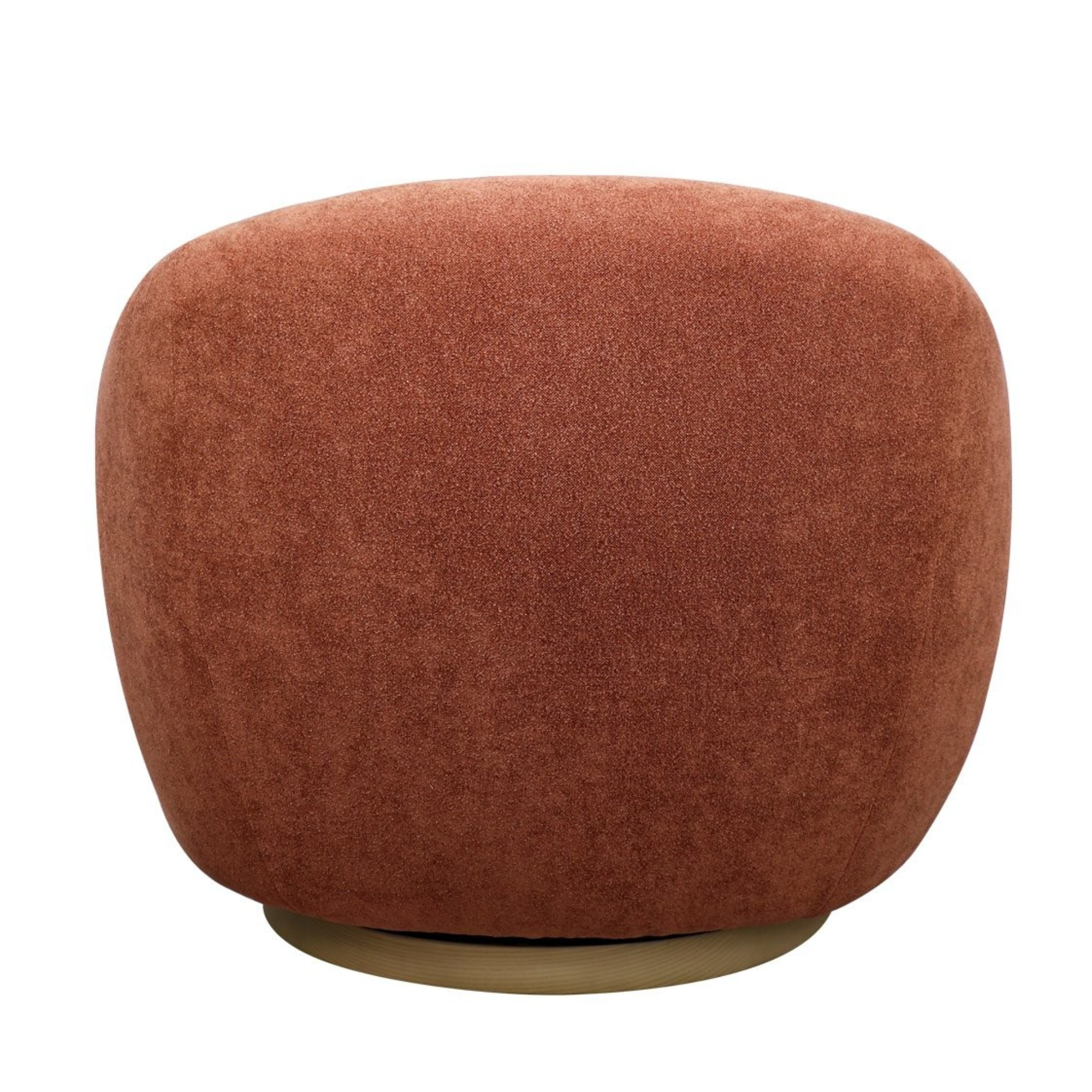 ARAN SWIVEL CHAIR | RUST
