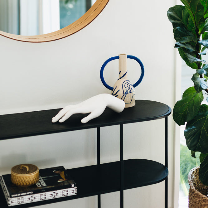 DECO CONSOLE TABLE | BLACK