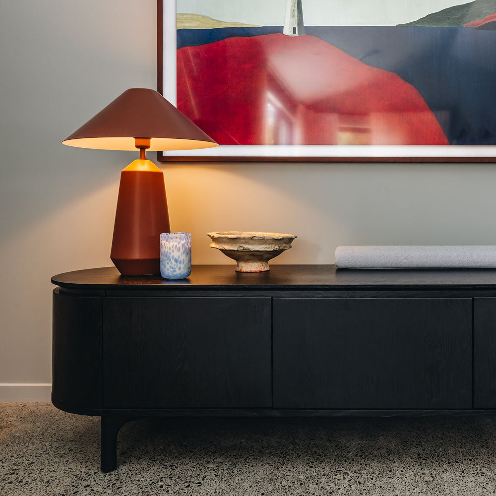 KONTUR OAK ENTERTAINMENT UNIT | BLACK