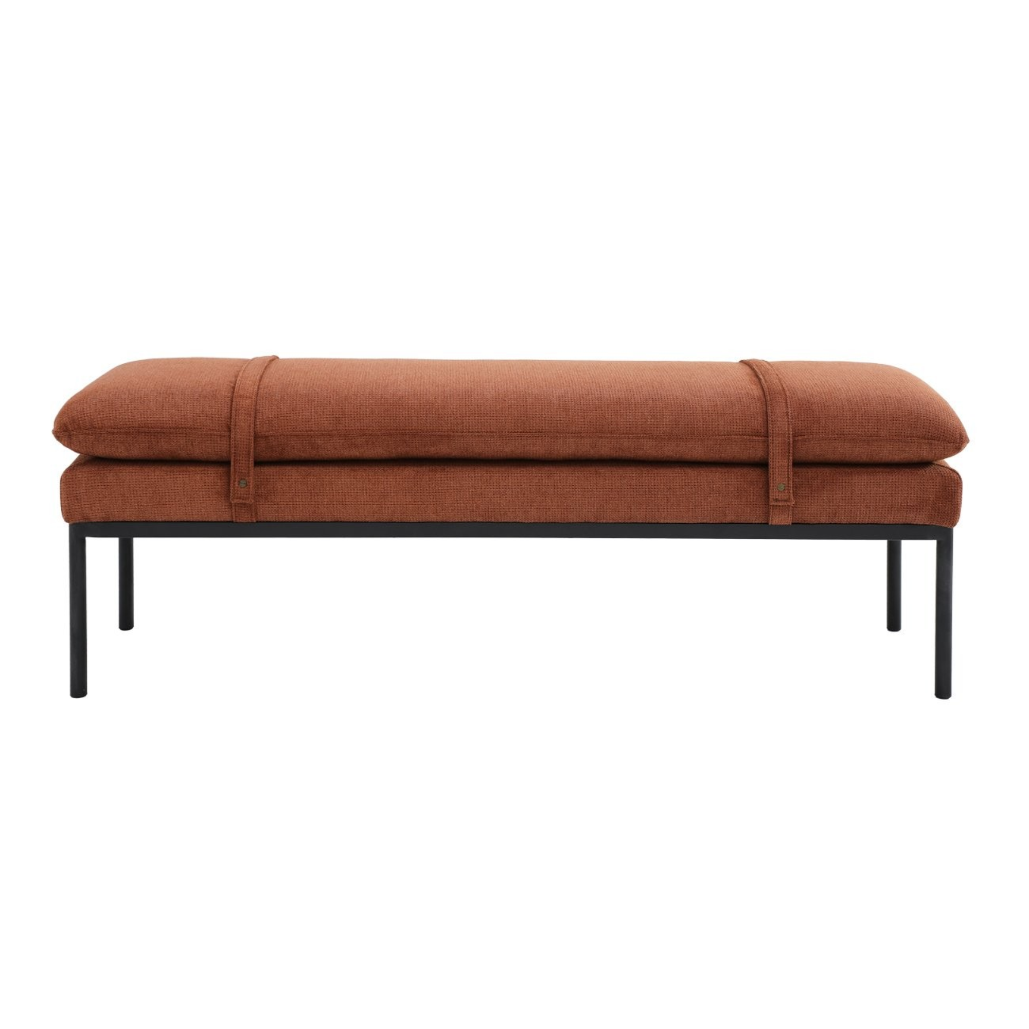 Baxter Fabric Bench Seat | Nutmeg