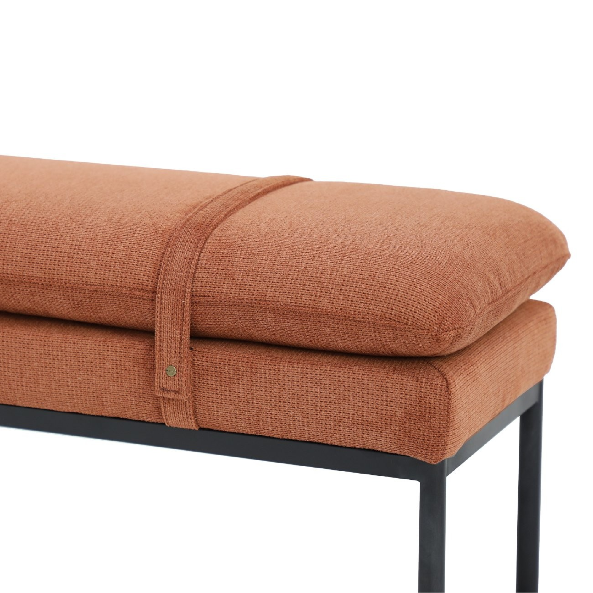Baxter Fabric Bench Seat | Nutmeg