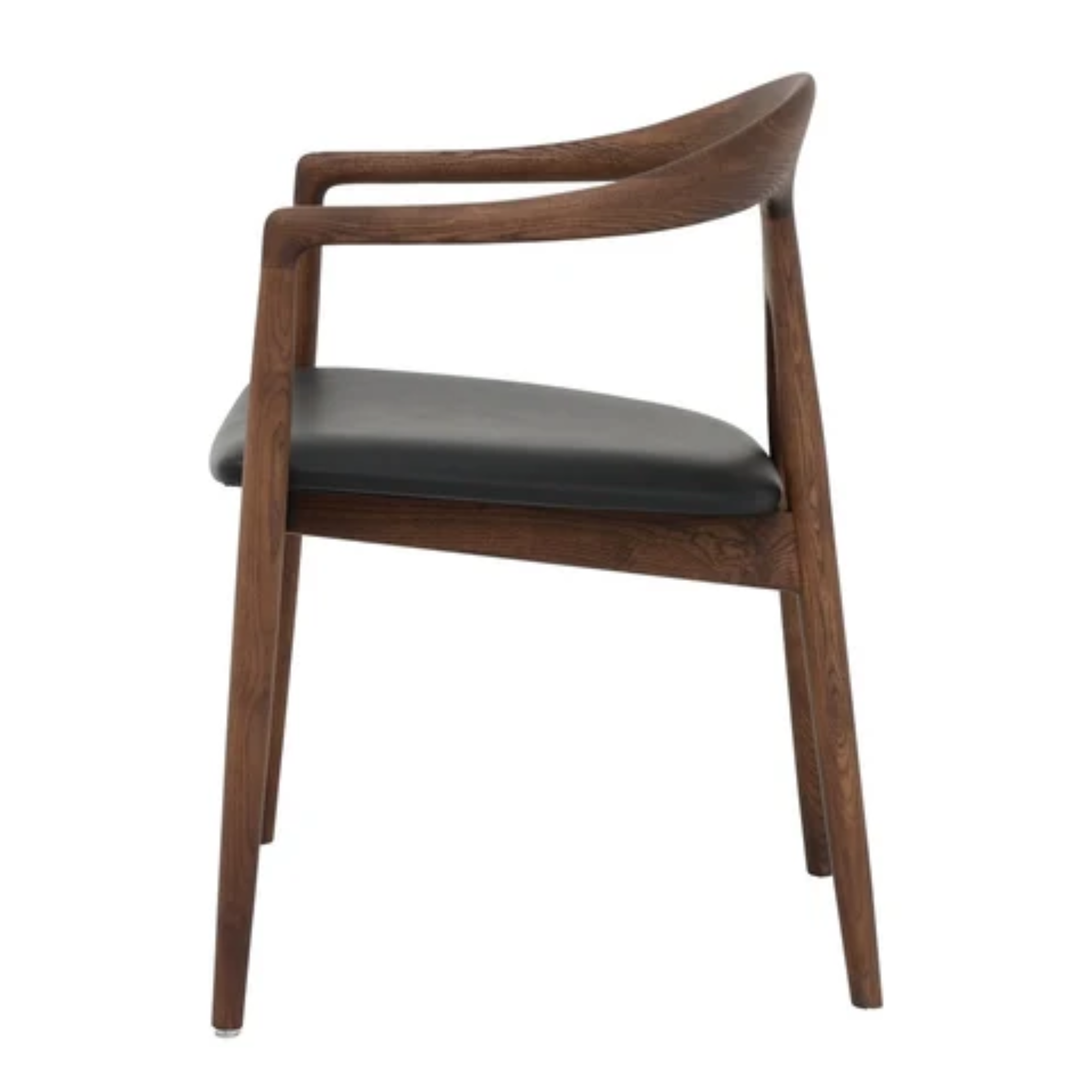 Bodo Dining Chair | Ash Walnut Frame | Leather Seat