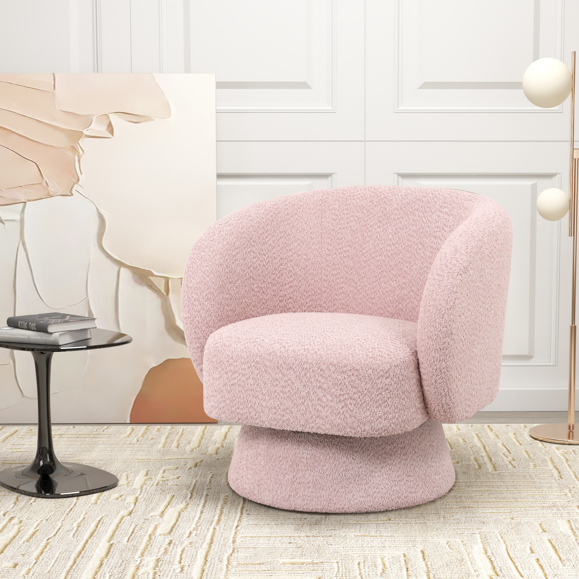 BOSTON SWIVEL CHAIR | MINK