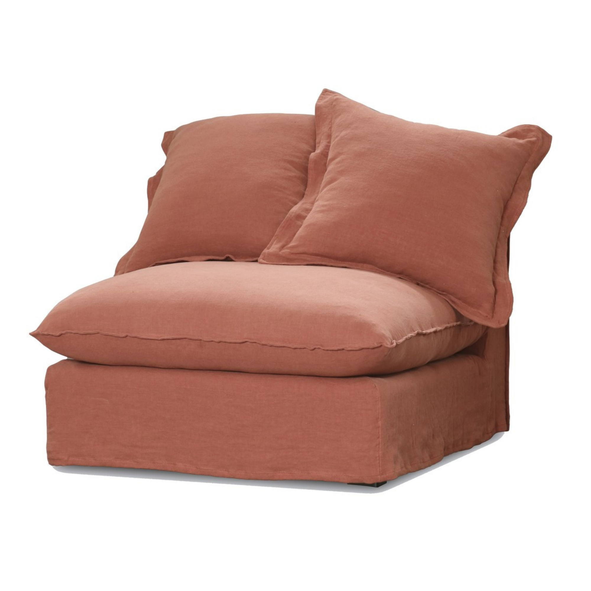 BRUGES MODULAR 3 SEATER SOFA | RUST