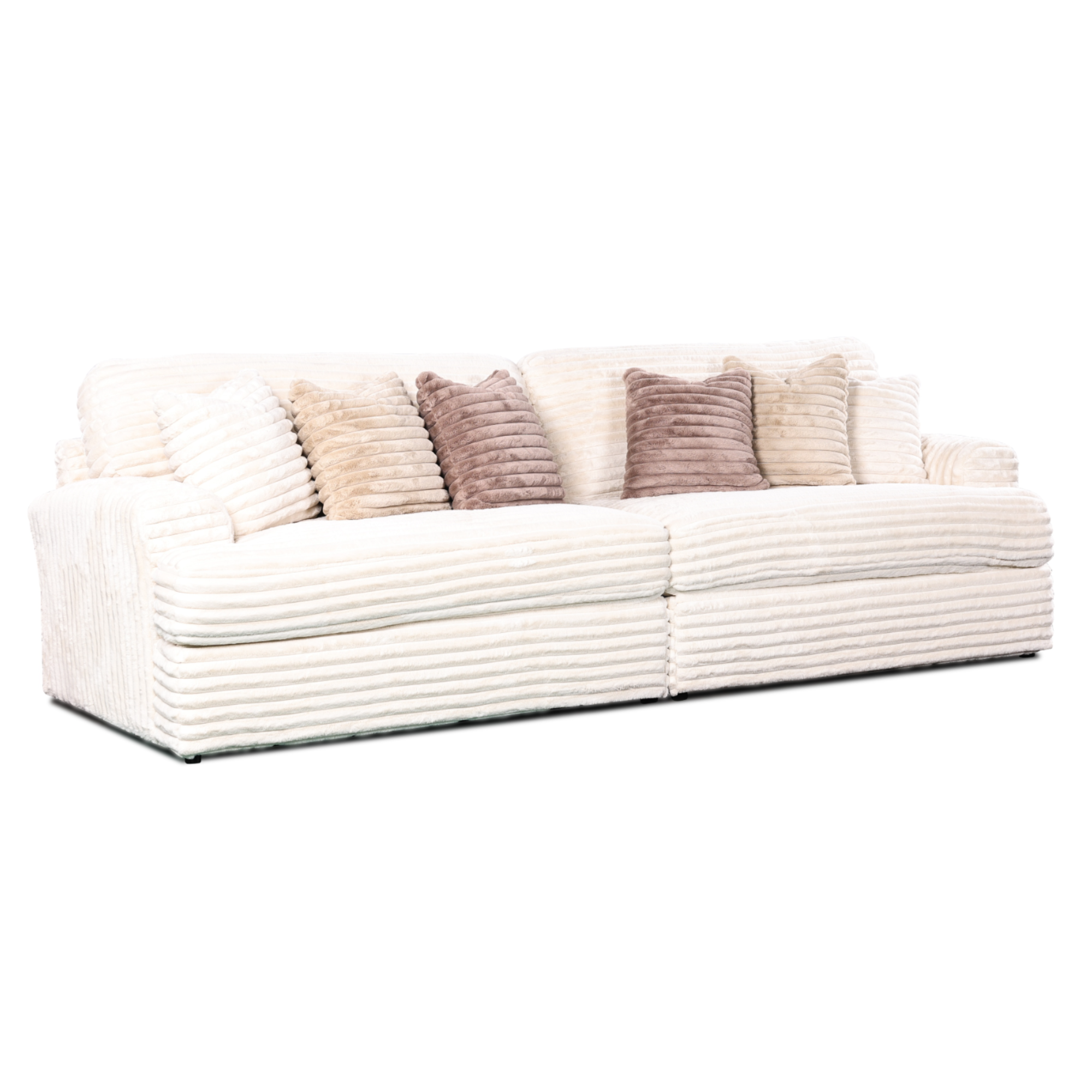 Bruno 4 Seater Sofa | Ivory Corduroy