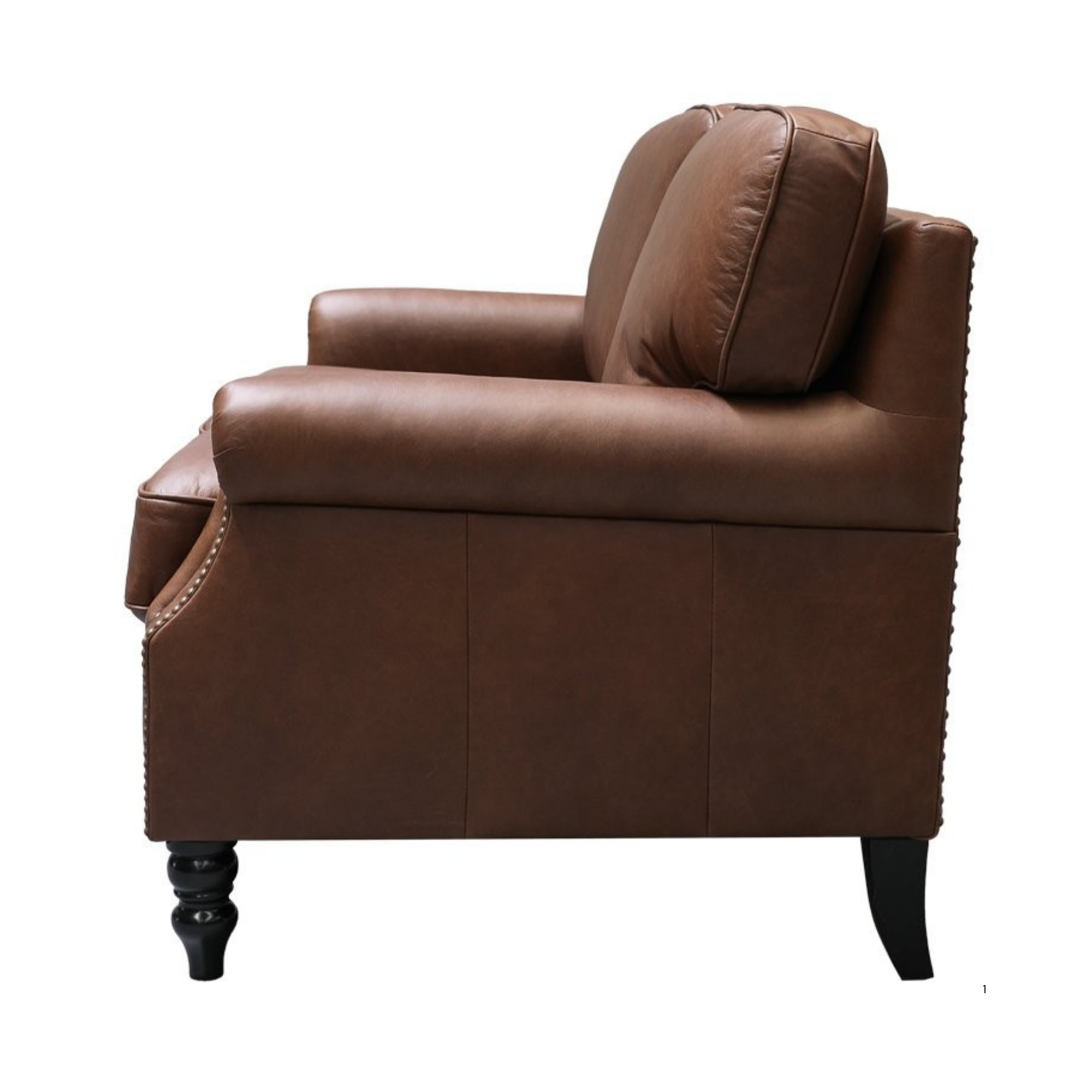 Brunton 2 Seater Sofa | Nutmeg Leather