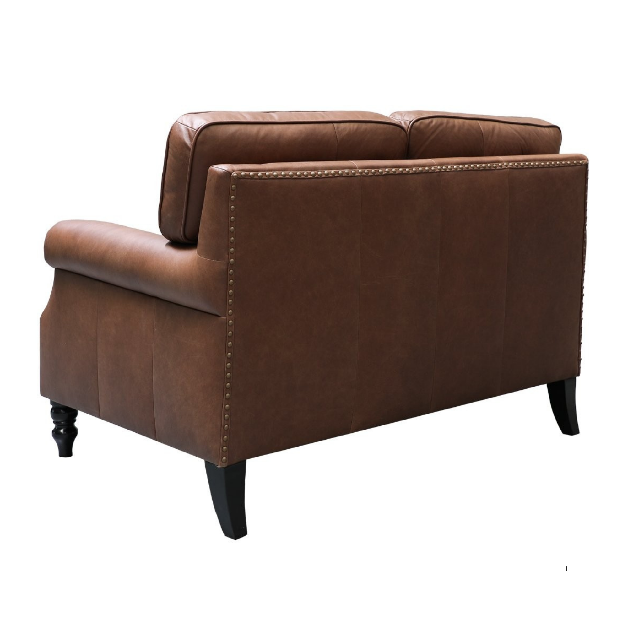 Brunton 2 Seater Sofa | Nutmeg Leather