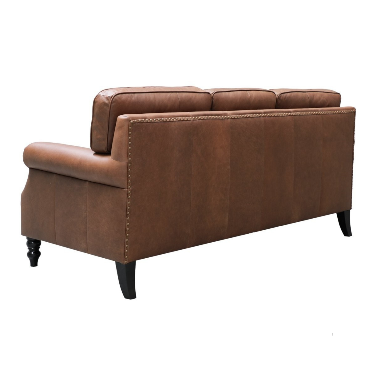 Brunton 3 Seater Sofa | Nutmeg Leather
