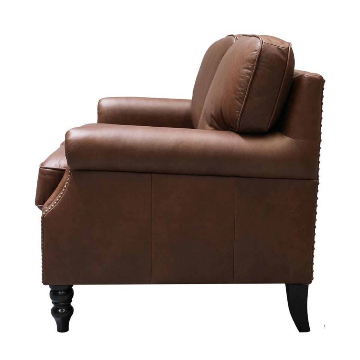 Brunton 3 Seater Sofa | Nutmeg Leather