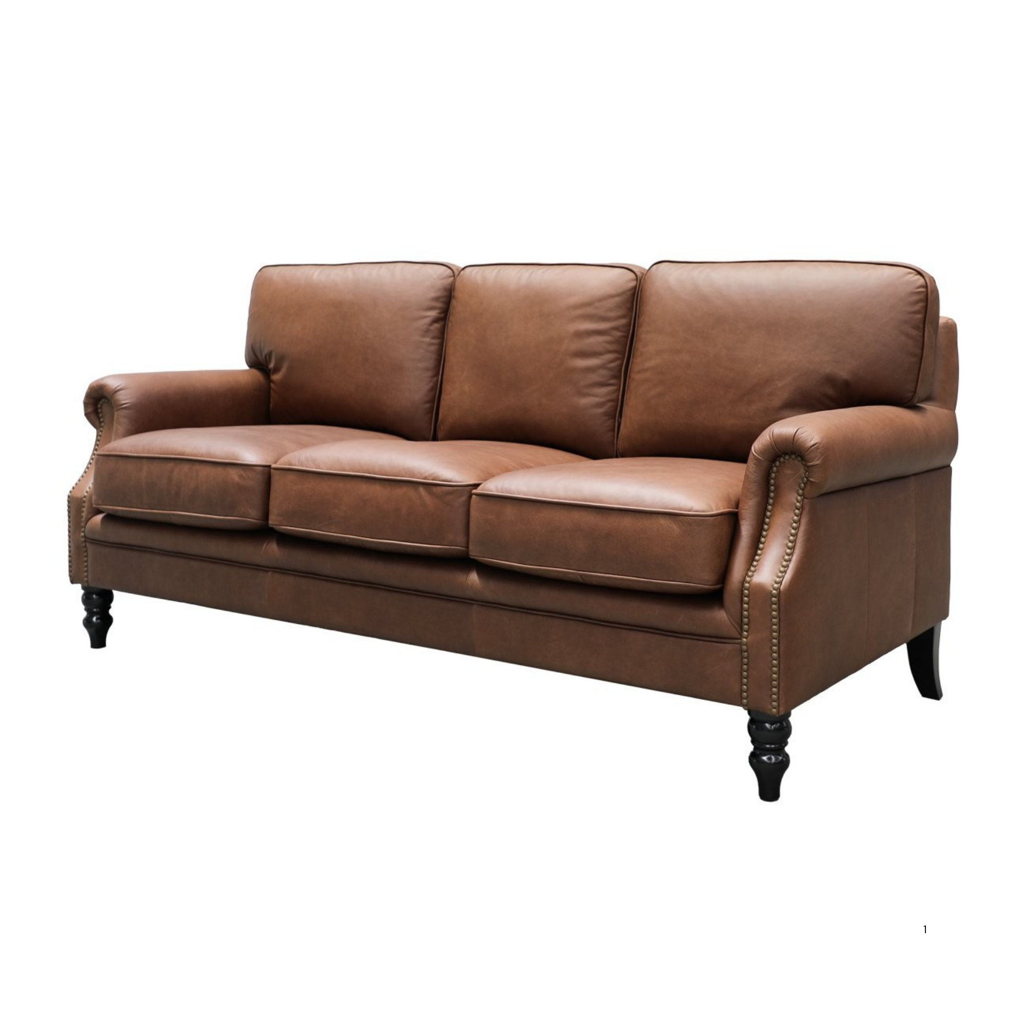 BRUNTON 3 SEATER SOFA | NUTMEG