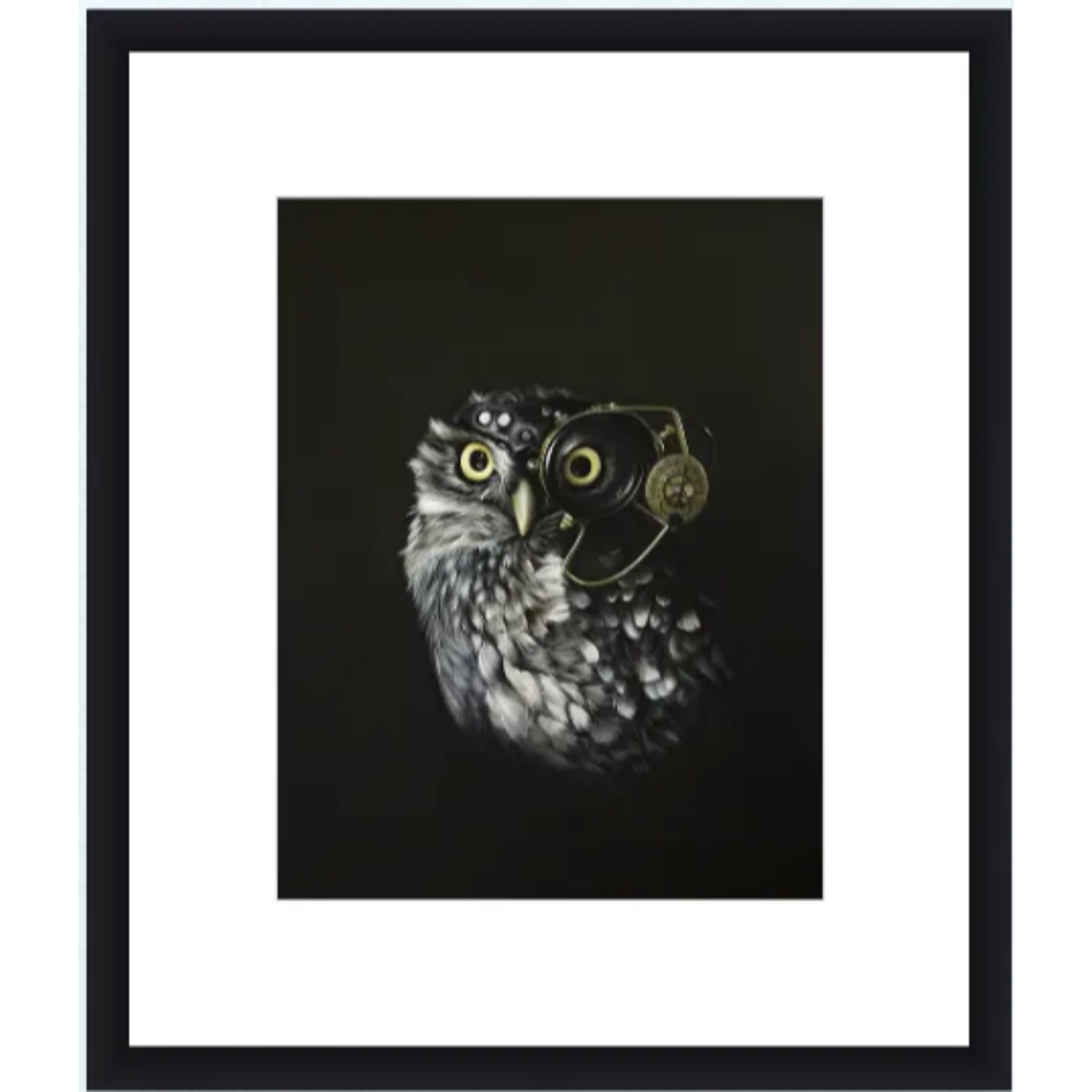 CAPTAIN HOOTER'S MATE | CONTEMPORARY FRAME WITH GLASS | JANE CRISP | NZ MADE
