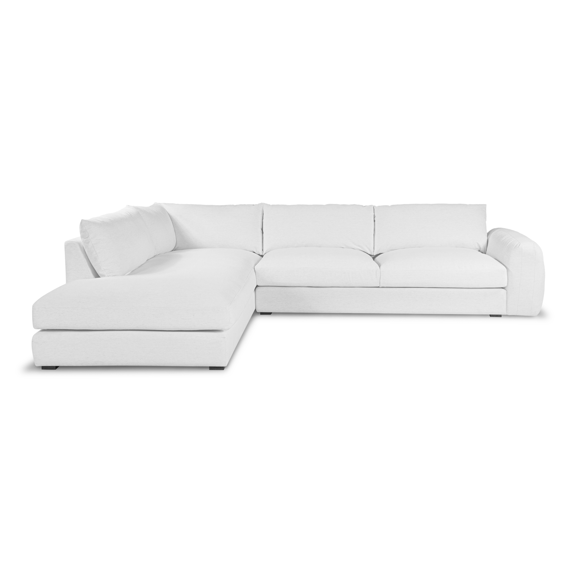 JUNO LEFT CHAISE | SPECKLE WHITE