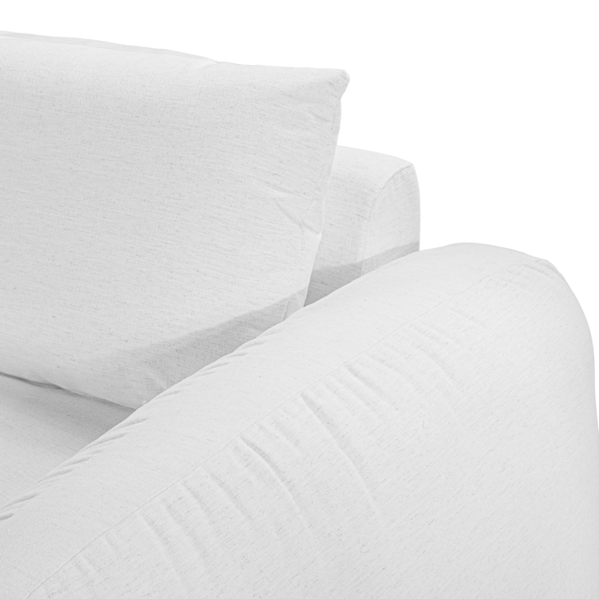 JUNO RIGHT CHAISE | SPECKLE WHITE