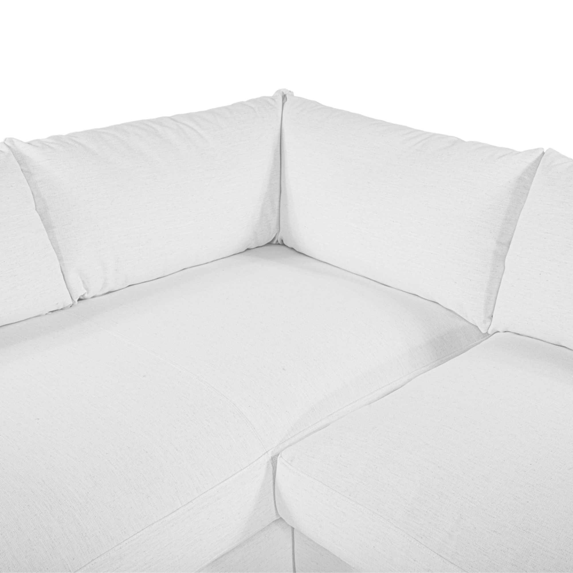 JUNO LEFT CHAISE | SPECKLE WHITE