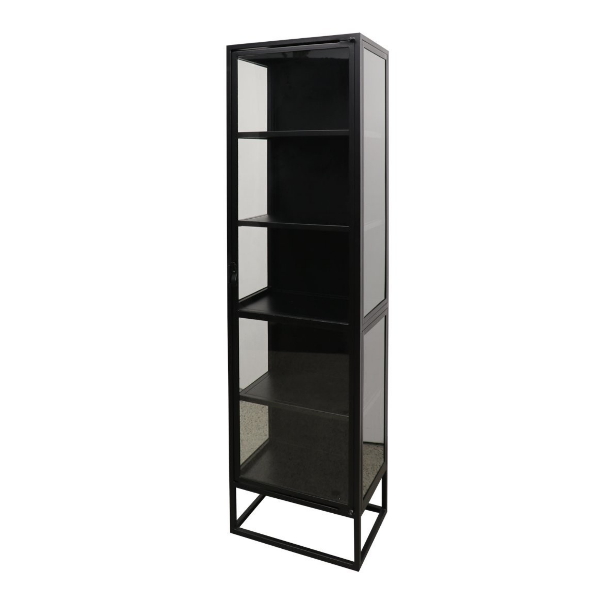 CARSON METAL DISPLAY CABINET | NARROW