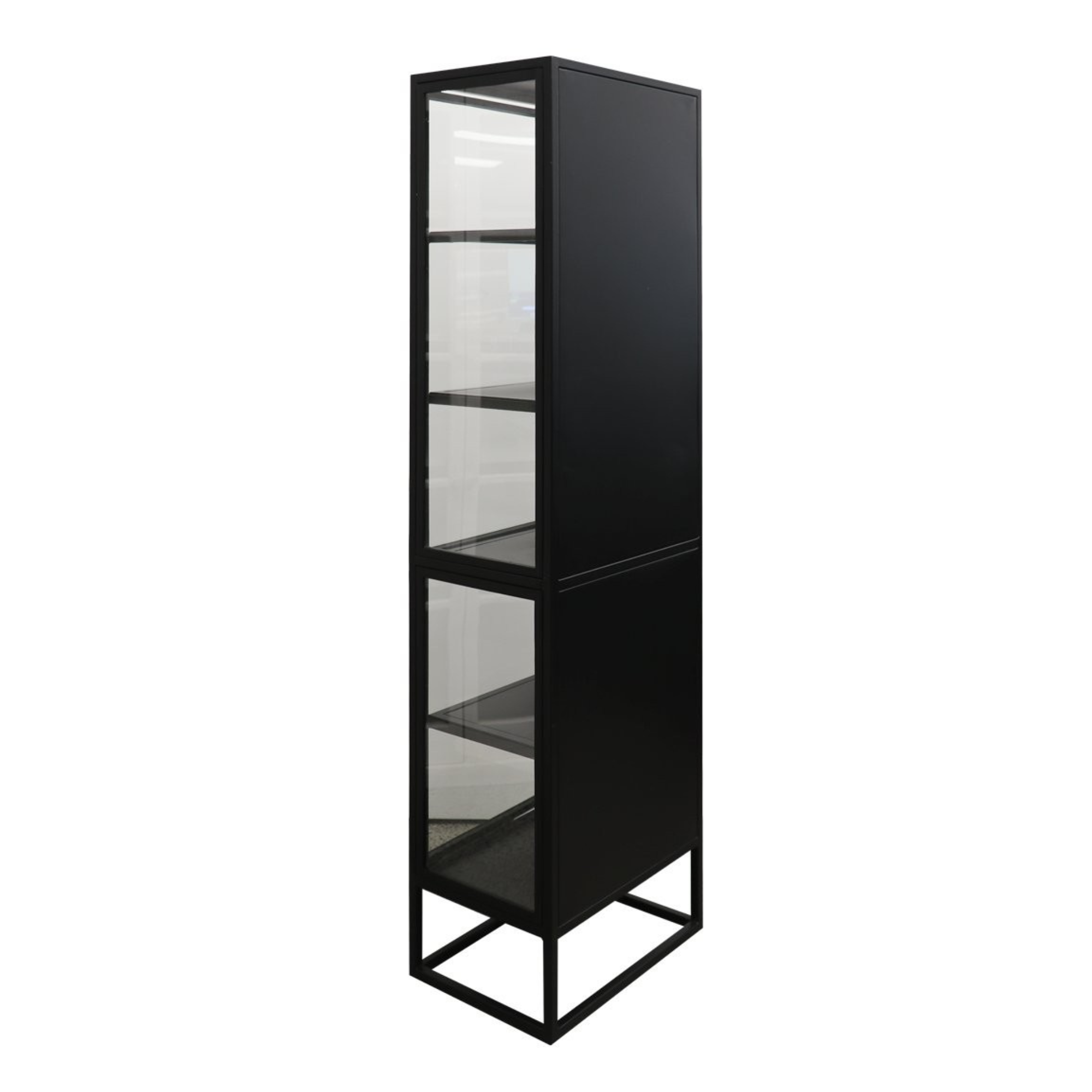 CARSON METAL DISPLAY CABINET | NARROW