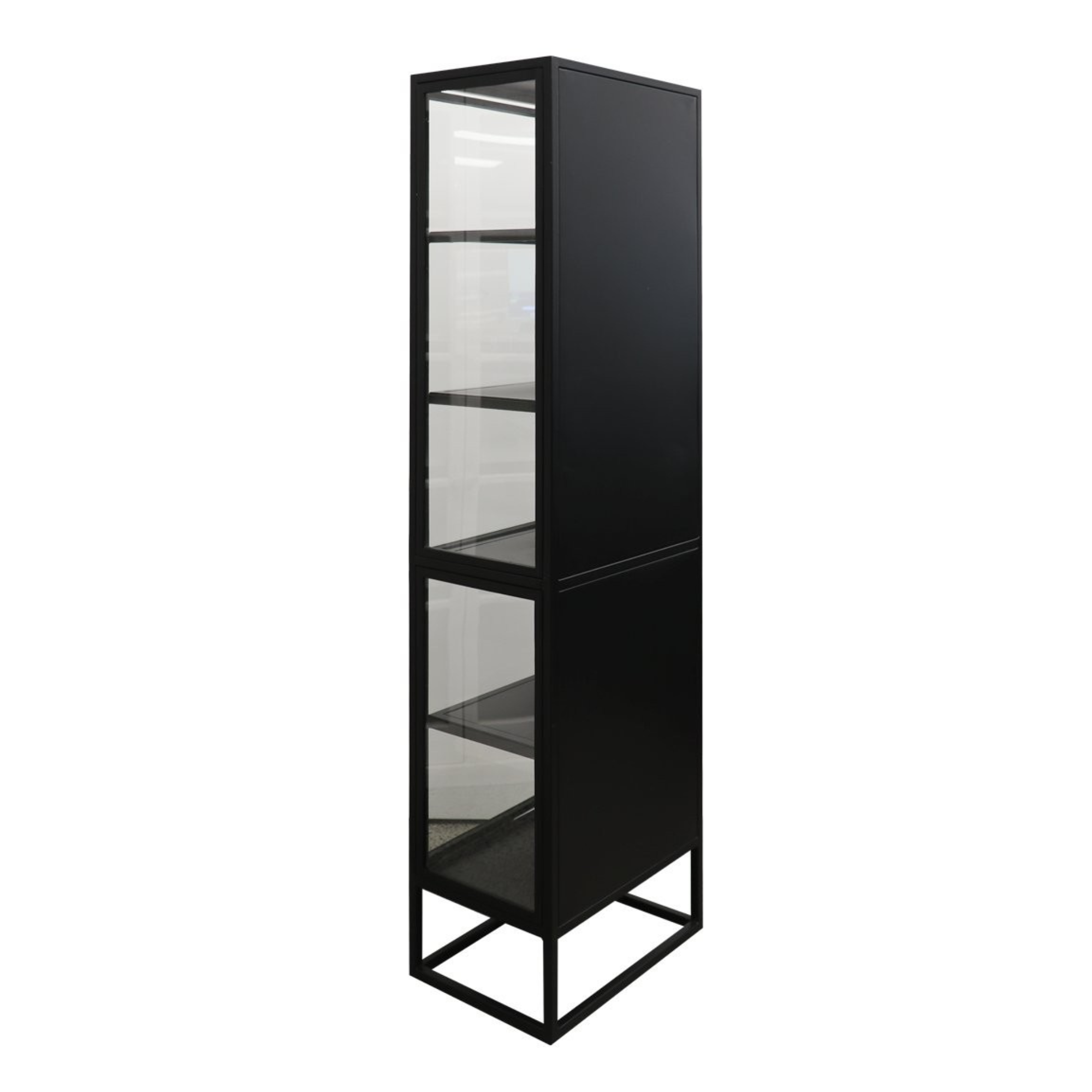Carson Metal Display Cabinet | Narrow