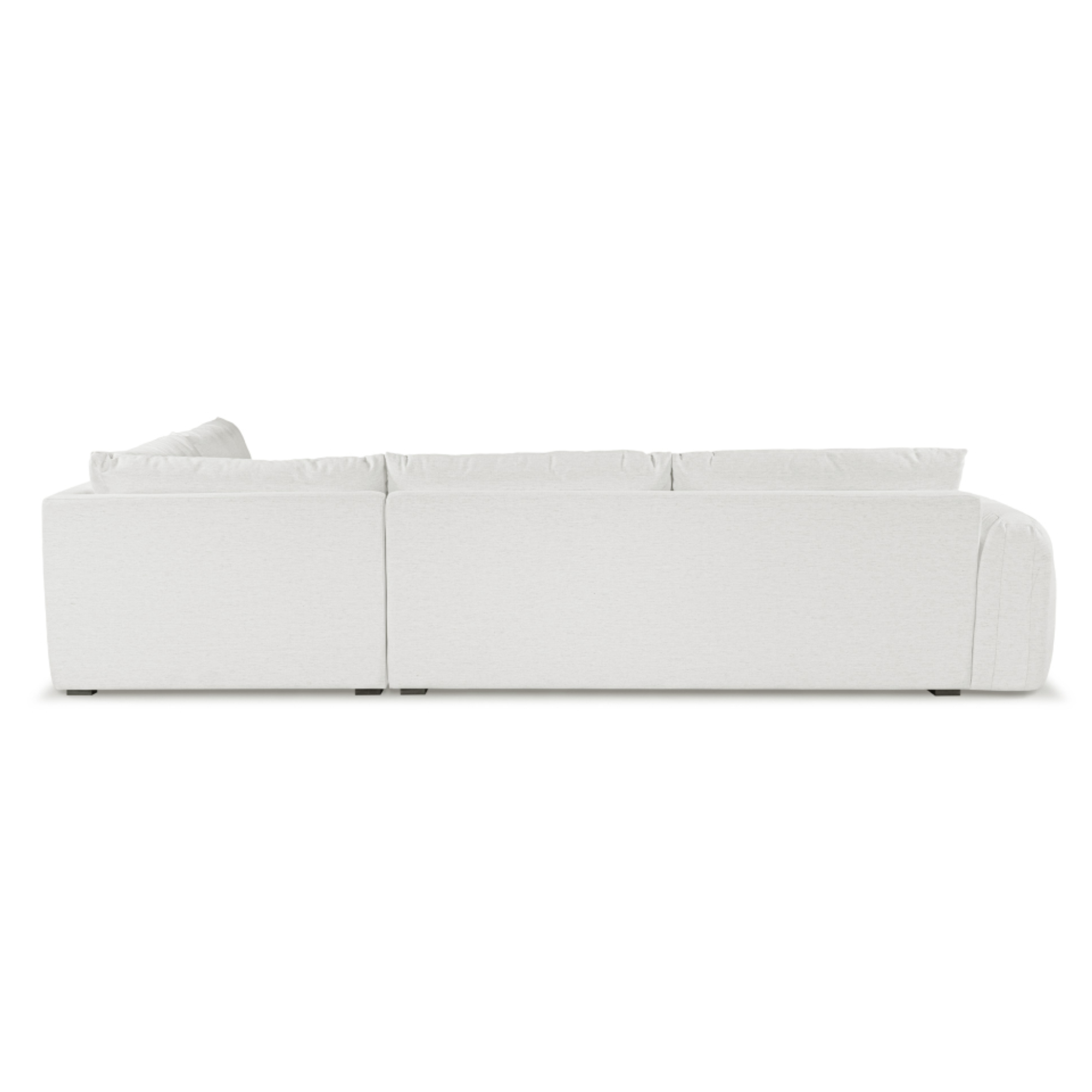 JUNO RIGHT CHAISE | SPECKLE WHITE