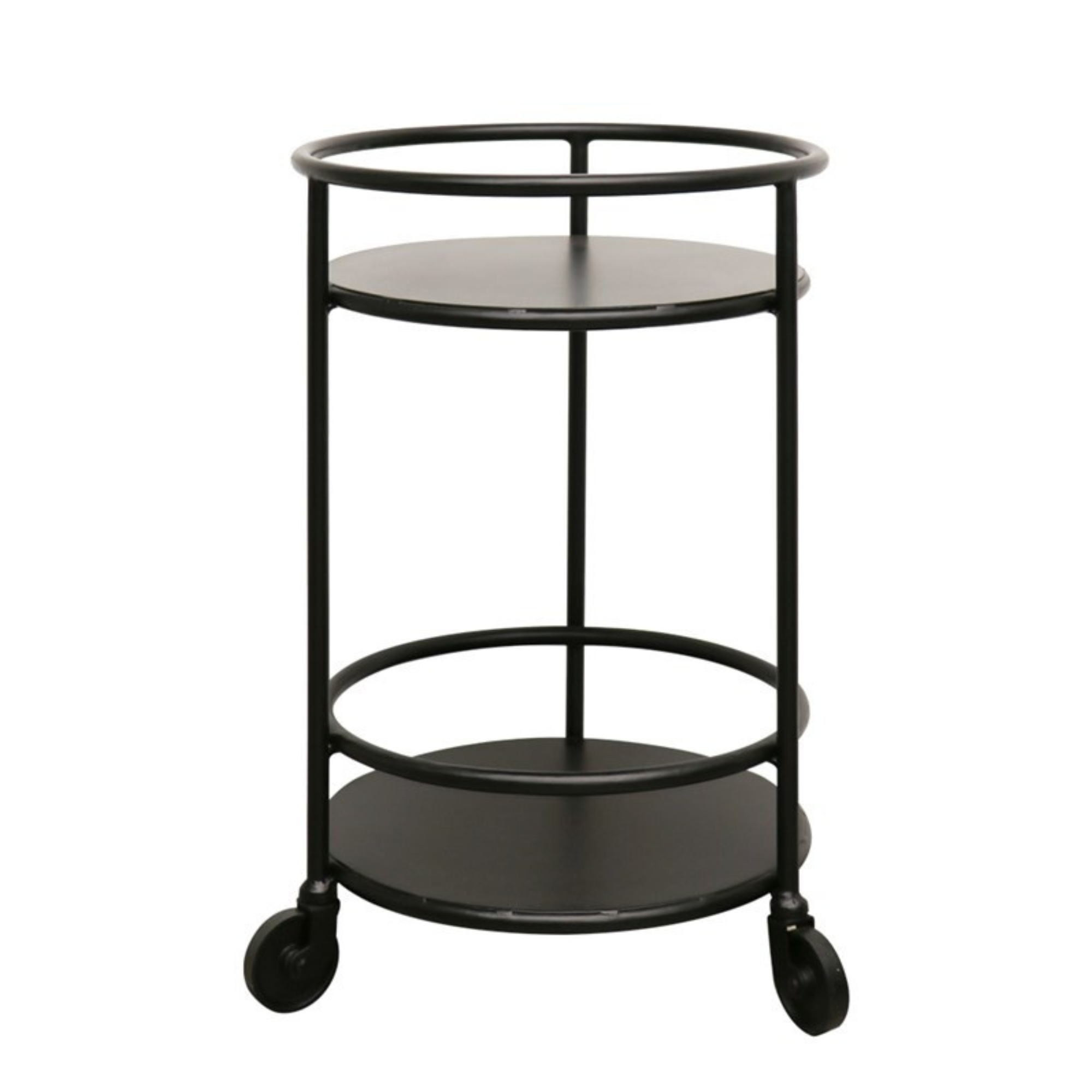 CARSON ROUND SIDE TABLE - 2 TIER