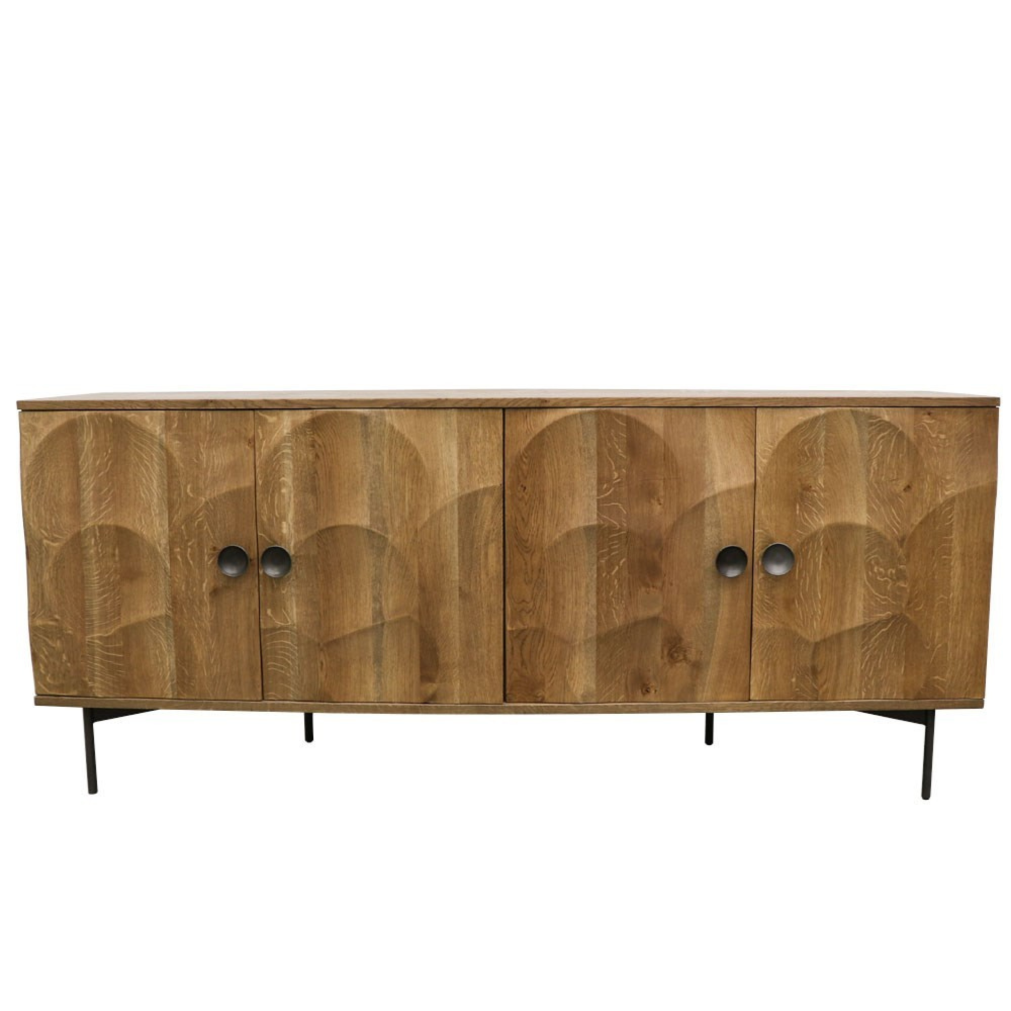 CASSIE CARVED OAK SIDEBOARD