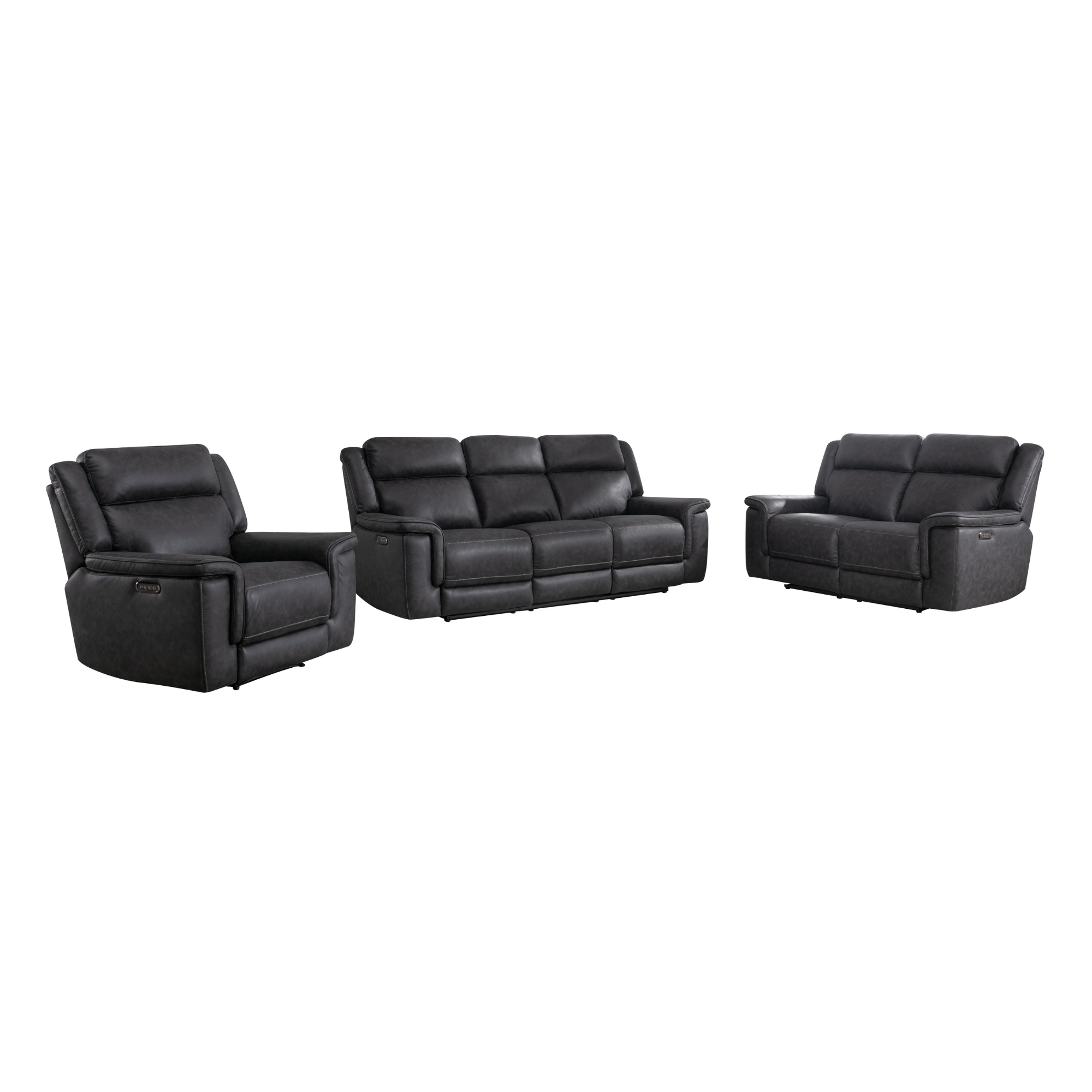 Coleman Electric 2 Seater Sofa | Charcoal